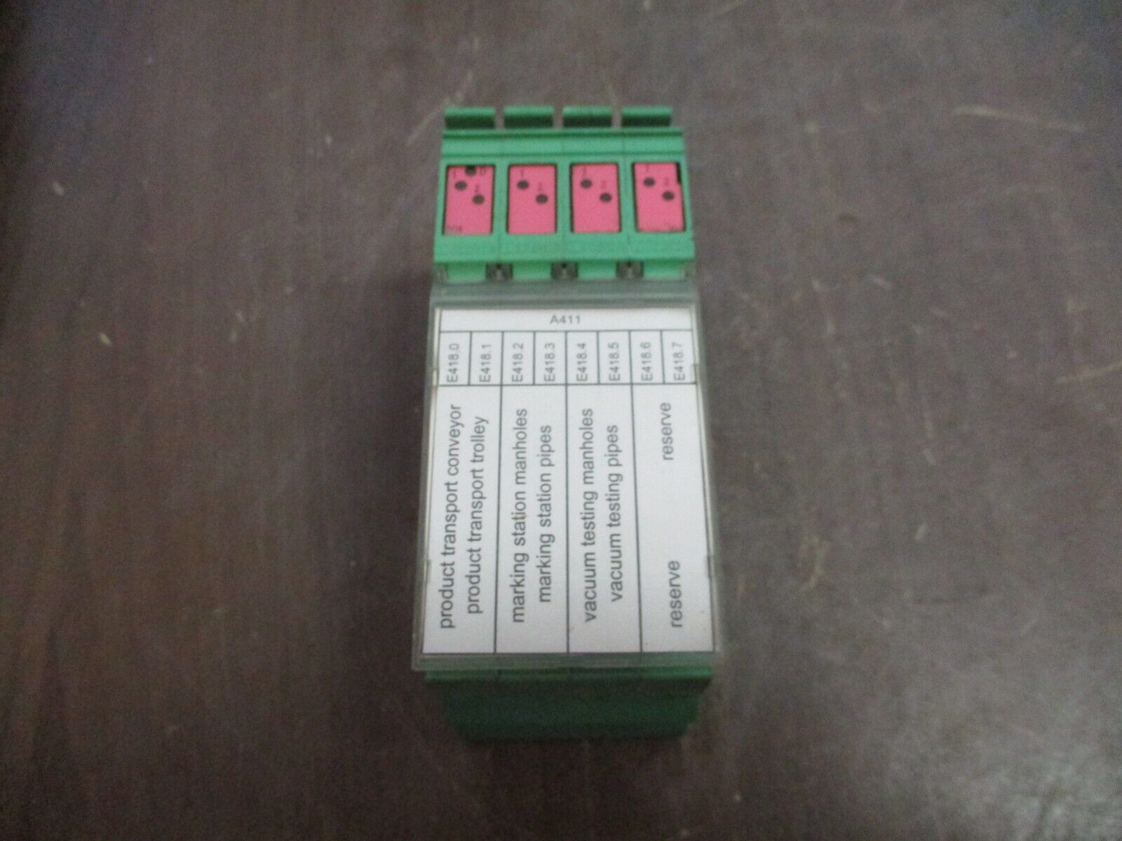 Phoenix Contact IBIL24DO8 Interbus Coupler 2726269 HW: 01 w/ Terminal Cover Used