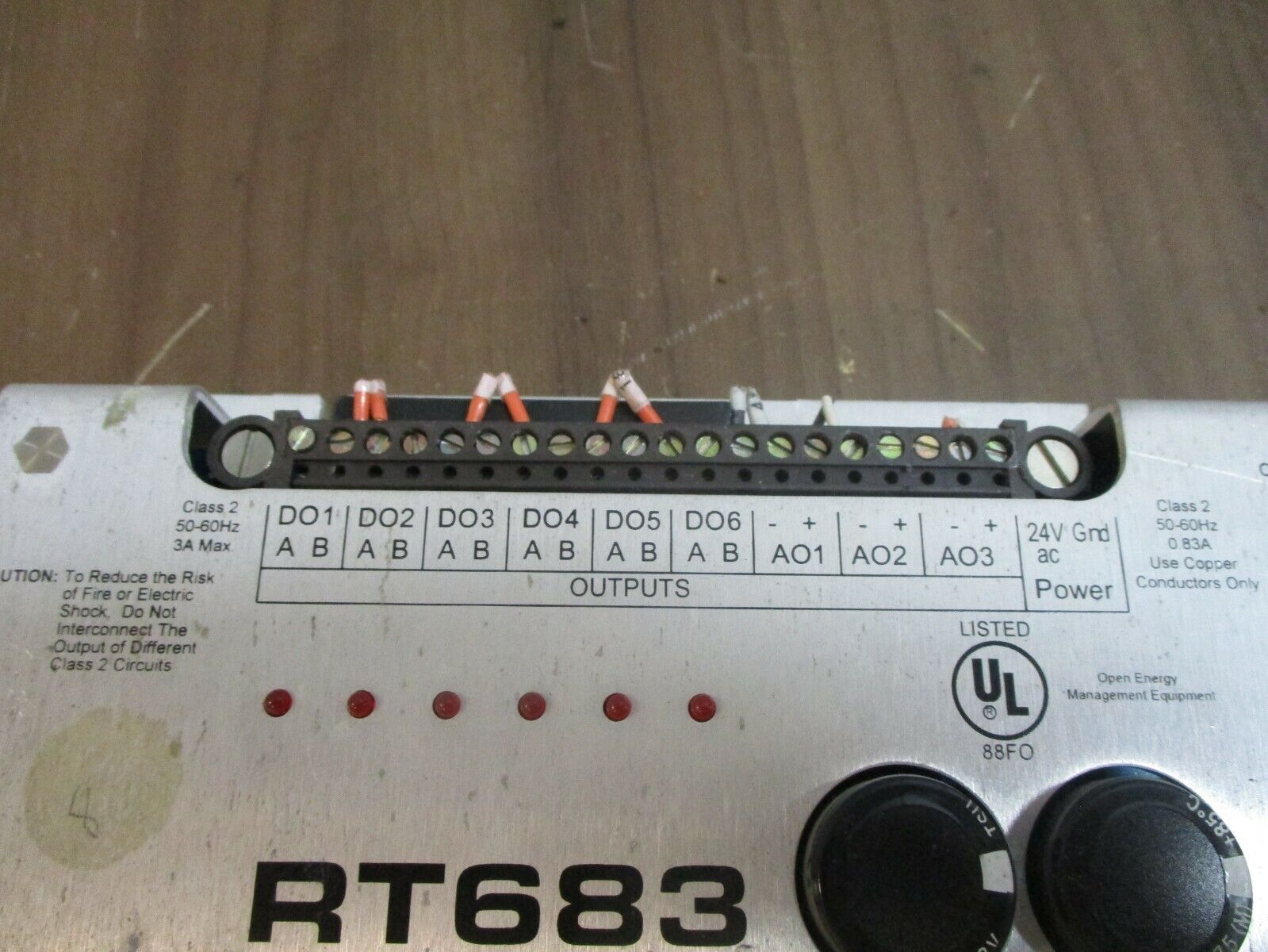 Automated Logic Control Module RT683 24VAC 50-60Hz Used