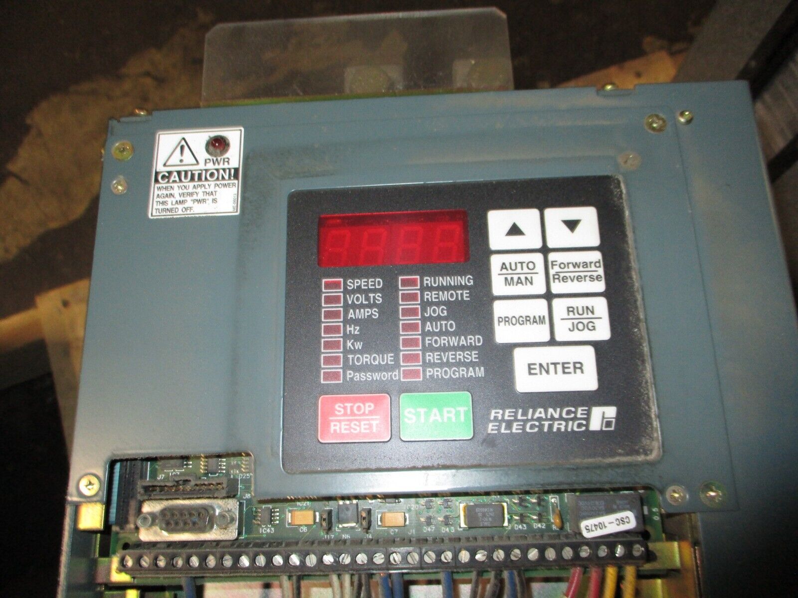 Reliance Electric VTAC7 GV3000/SE AC Drive 75V4060 75HP 3Ph Used