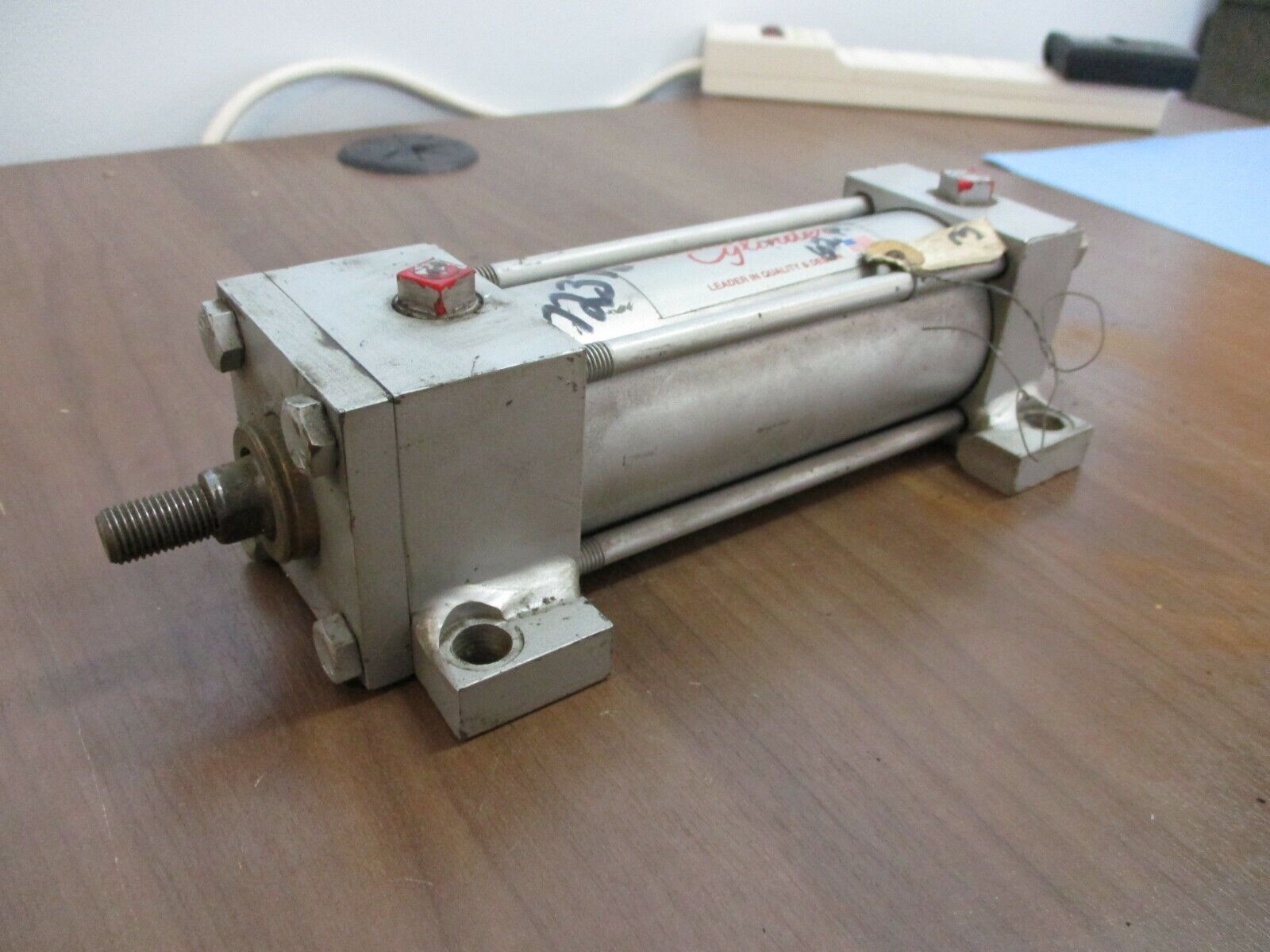 Milwaukee Cylinder Pneumatic Cylinder A-42 250 PSI Bore: 2" Stroke: 4" Used