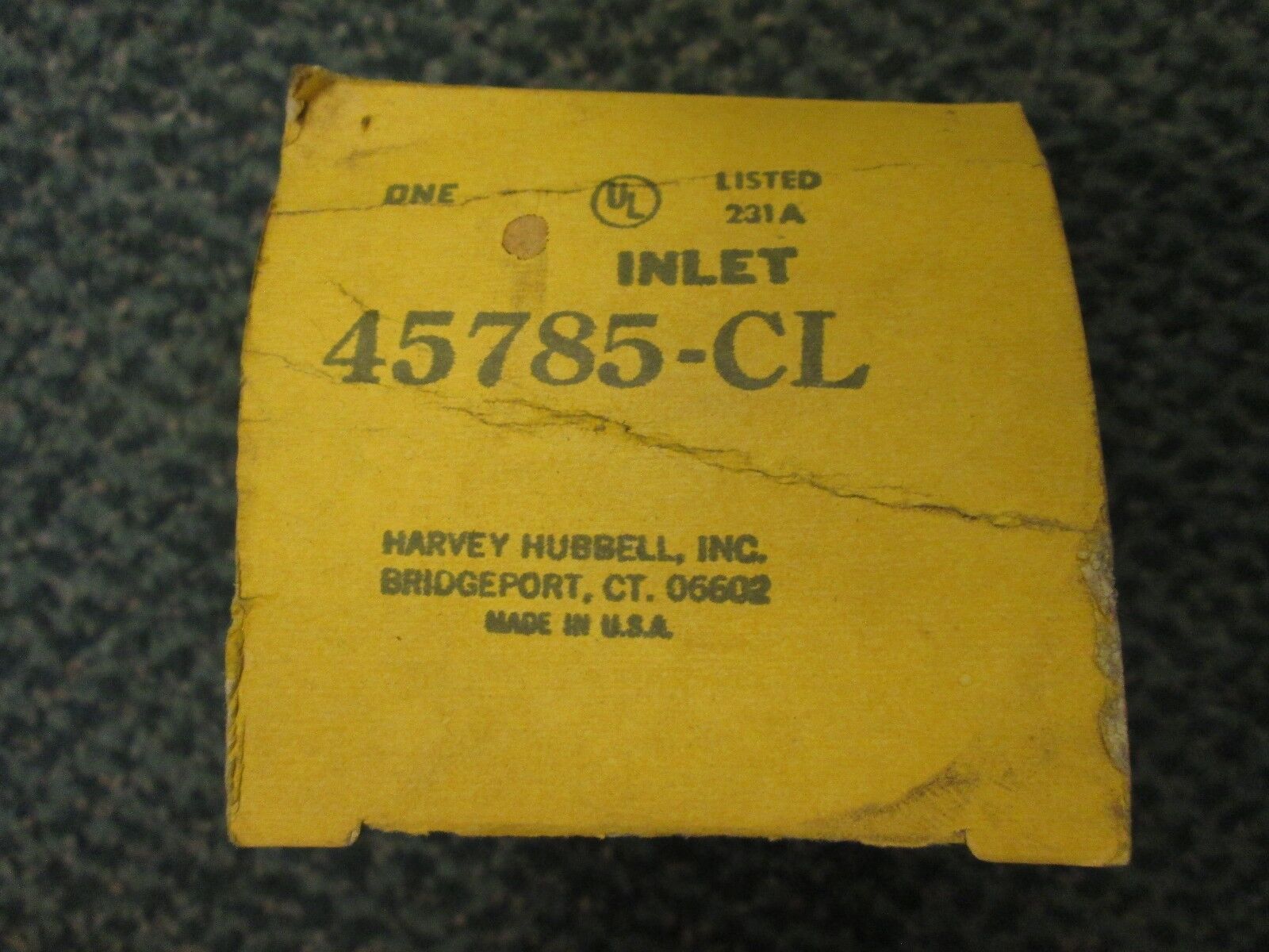 Hubbell Plug 45785-CL 30A 600VAC