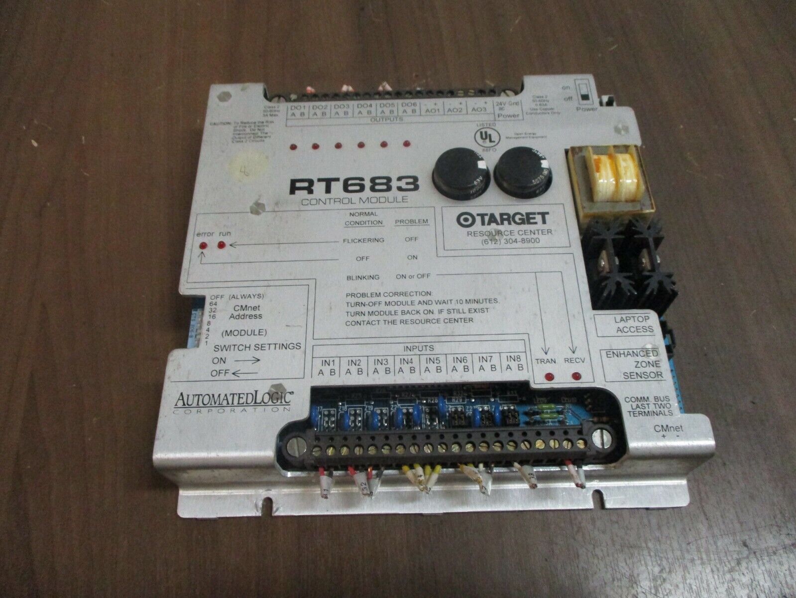 Automated Logic Control Module RT683 24VAC 50-60Hz Used