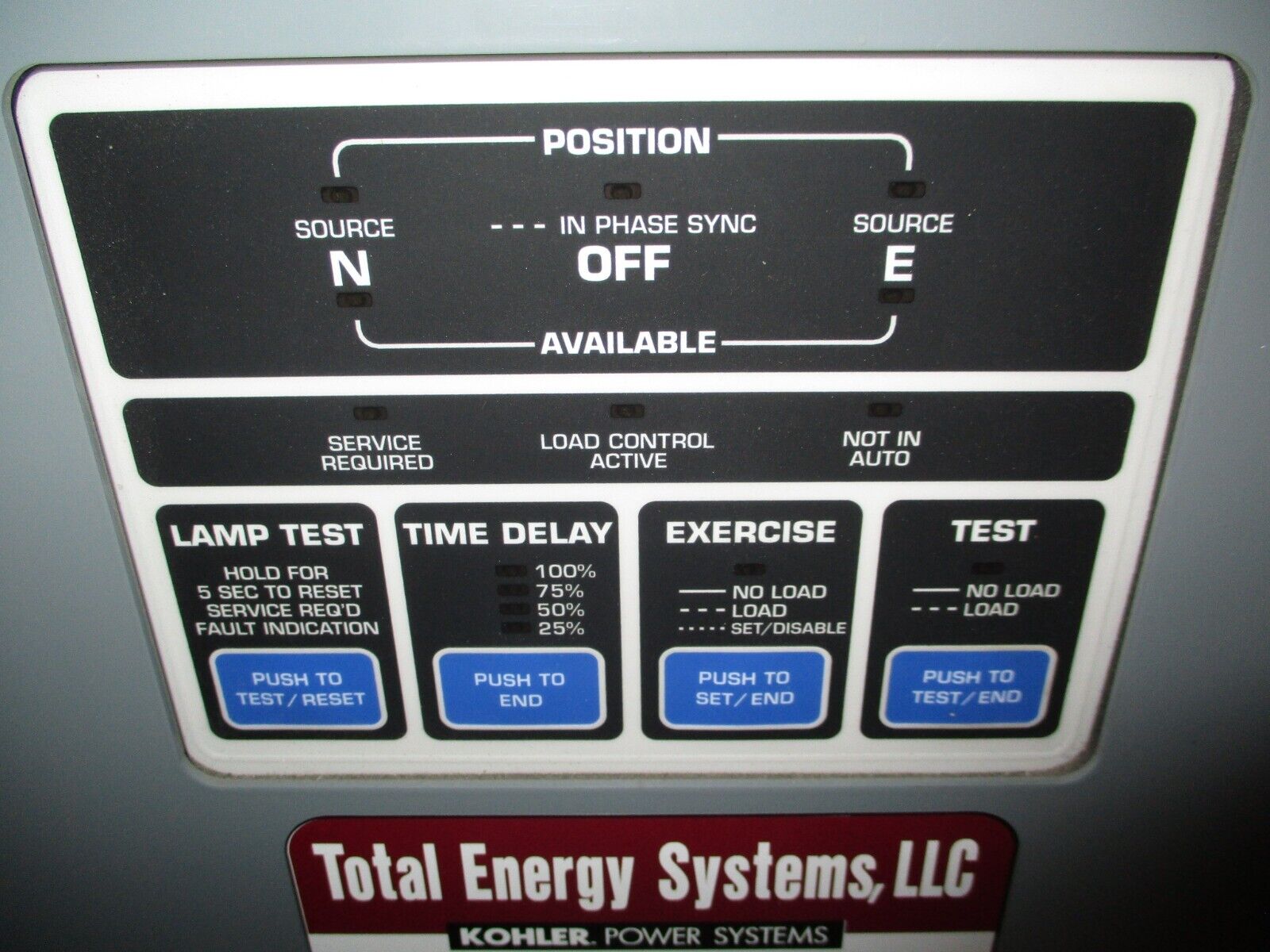 Kohler Automatic Transfer Switch KCT-AMTA-0400S 400A 480V 3Ph 4W 3P 60Hz Used