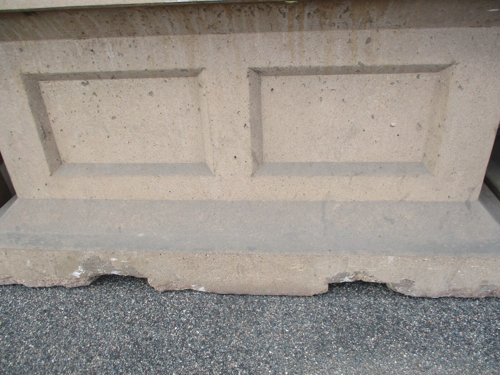 Petersen Decorative Concrete Security Barriers 5' Long 30" Wide 34" Tall Used