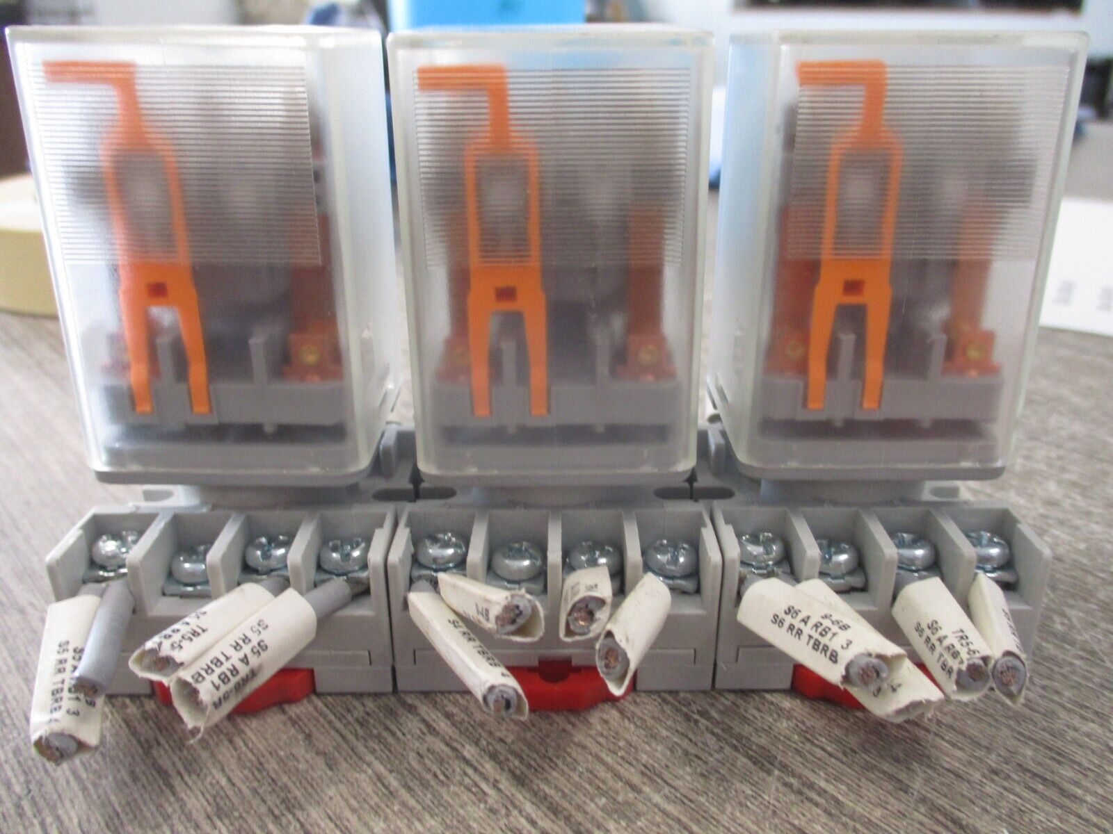 Magnecraft Relay w/Base 750XBXC 24VDC Coil Lot of 3 Used