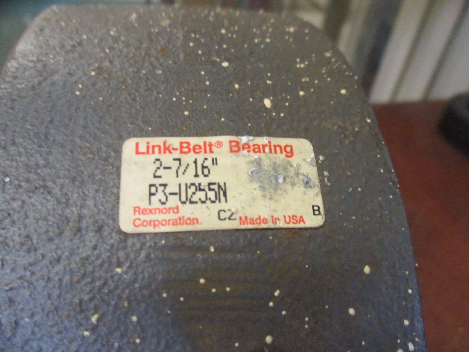Link-Belt Pillow Block Bearing P3-U25SN Size: 2-7/16" New Surplus