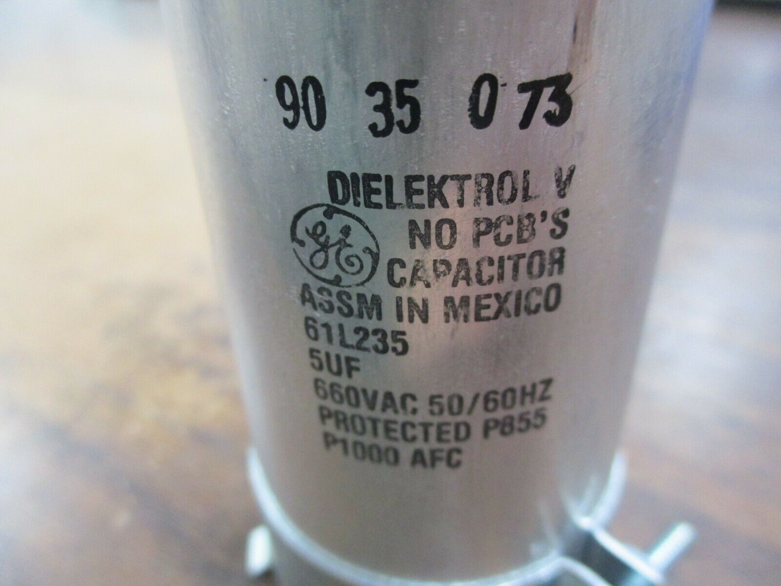 GE Capacitor 61L235 5UF 660V 50/60Hz Used