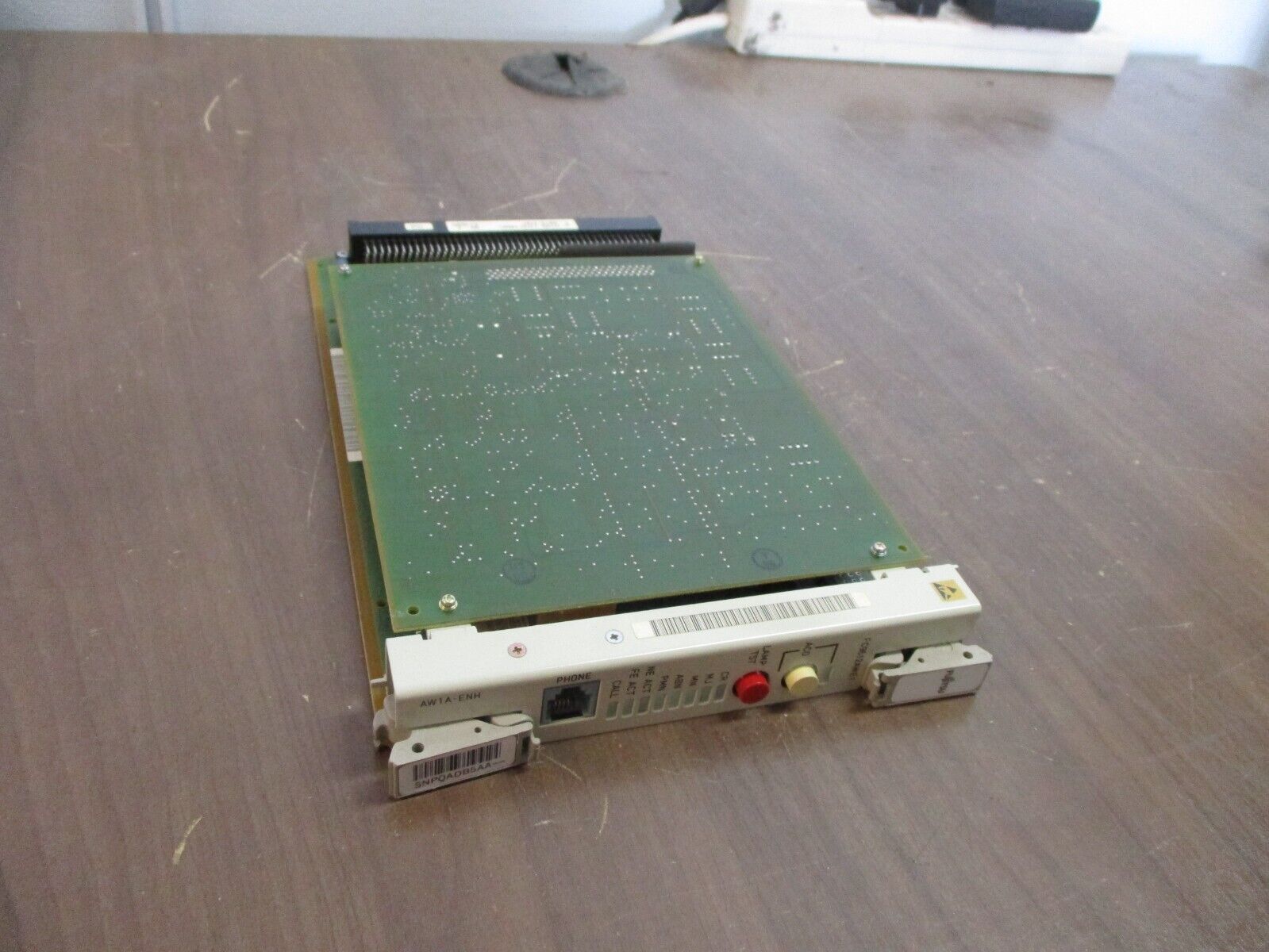 Fujitsu Enhanced Alarm & Orderwire Unit SNPQADB5AA FC9612AWE1 / AW1A-ENH Used