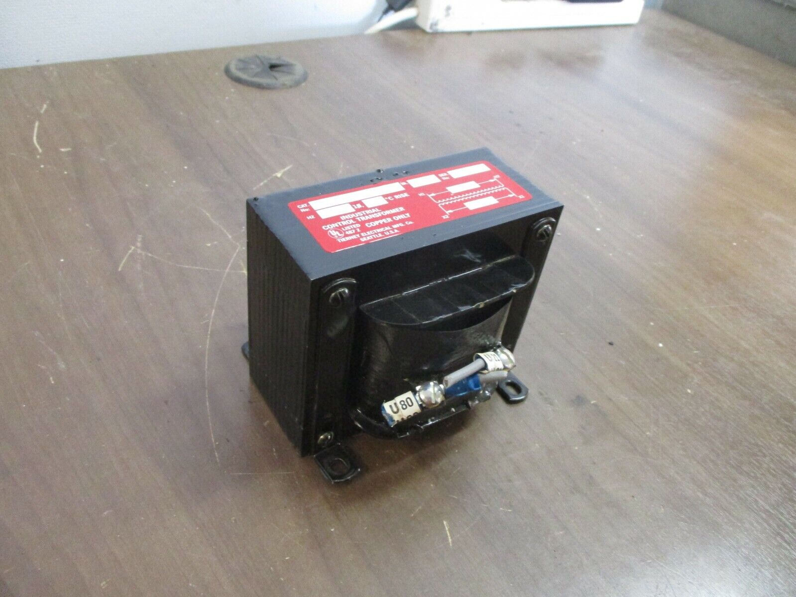 Tierney Control Transformer AC50PT-8V2A 50VA Pri: 480V Sec: 120V Used