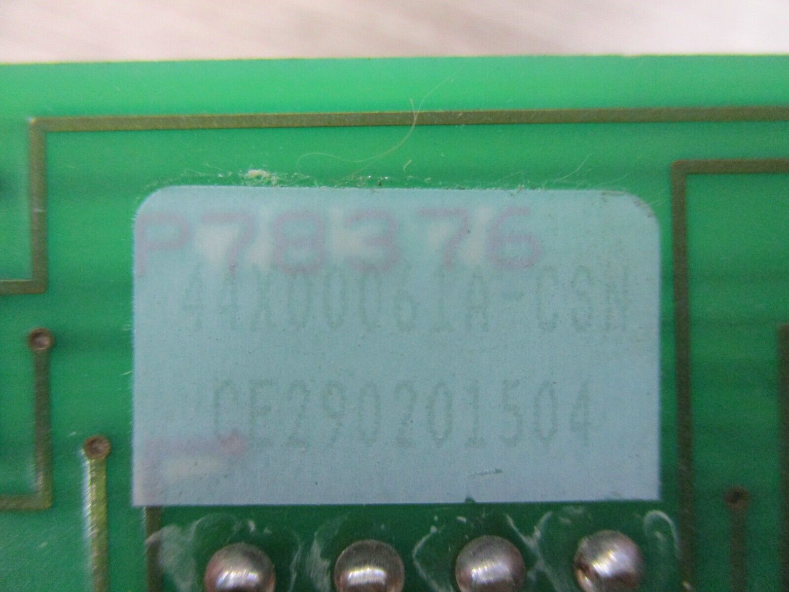 Allen-Bradley Bypass Control Assembly Board 44X00061A Used