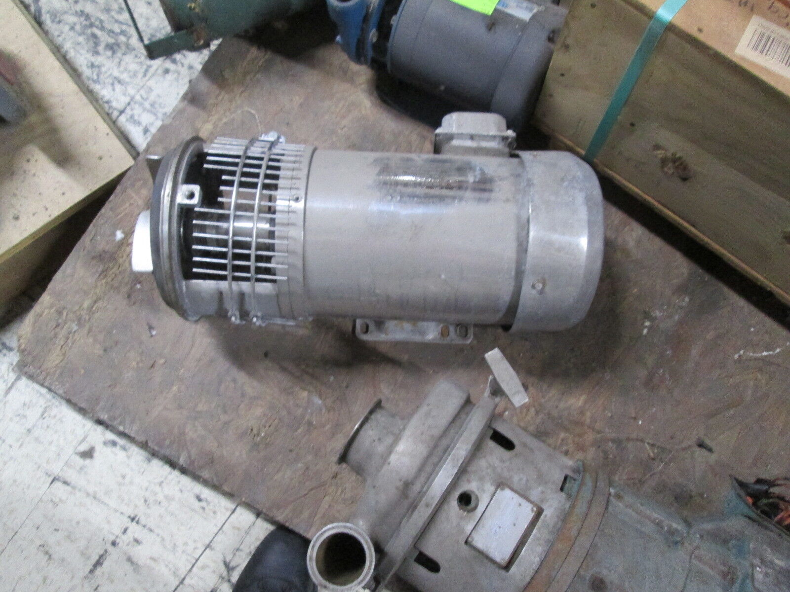 Waukesha C-Series Pump w/ Gator Stainless Steel Motor C-218 5HP 1765RPM Used
