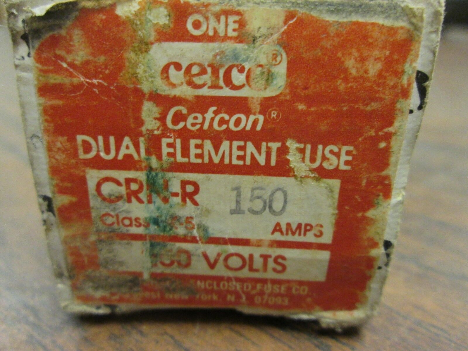 Cefco Cefcon Fuse CRN-R 150 250V 150A New Surplus