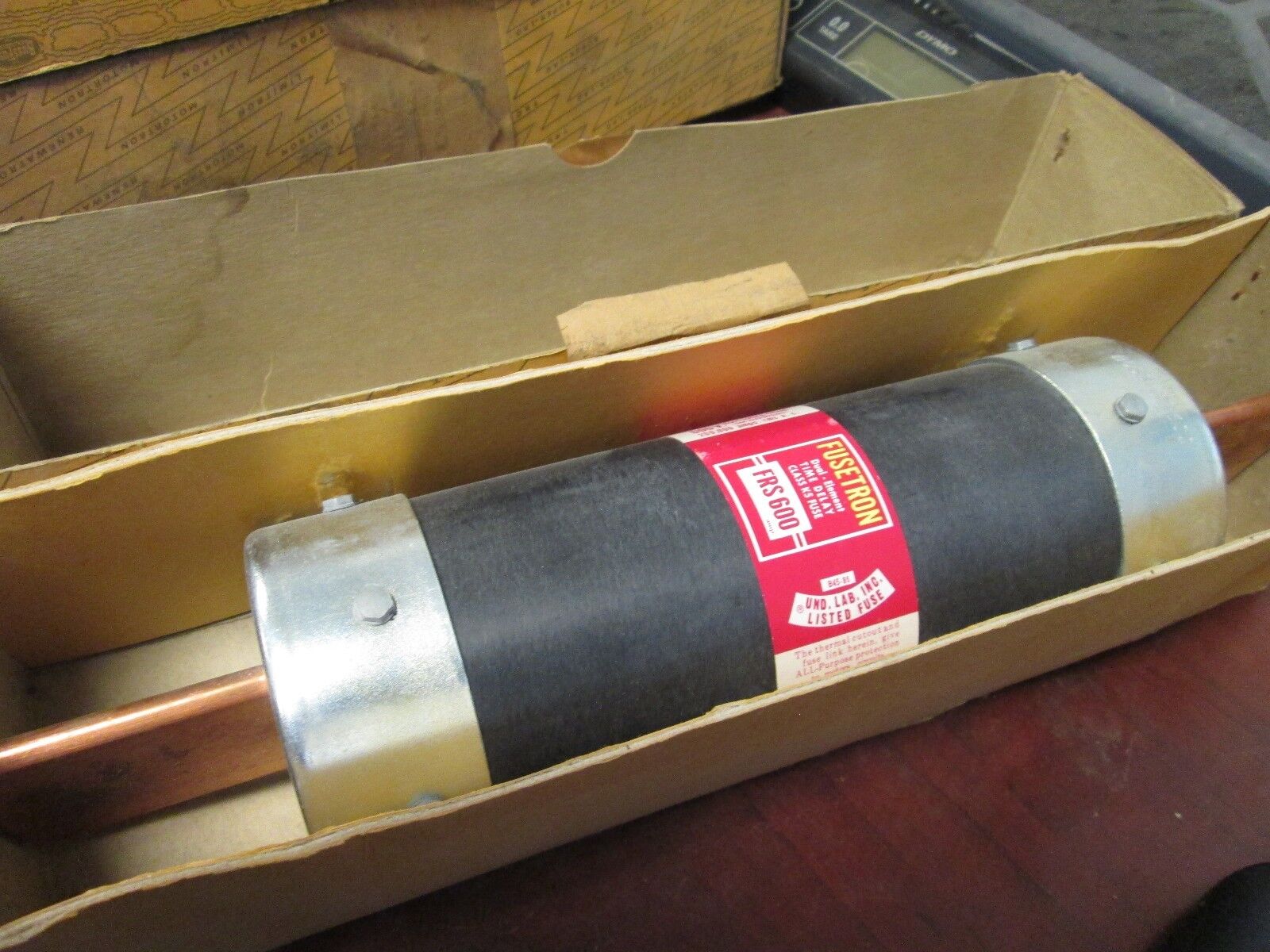 Buss Fusetron Fuse FRS 600 600V 600A New Surplus