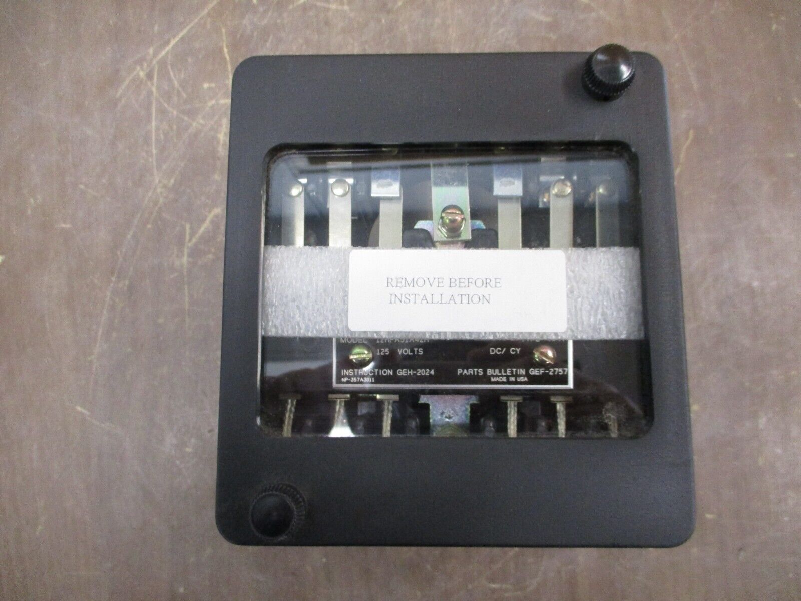 GE Type HFA Auxiliary Relay 12HFA51A42H 125VDC New Surplus