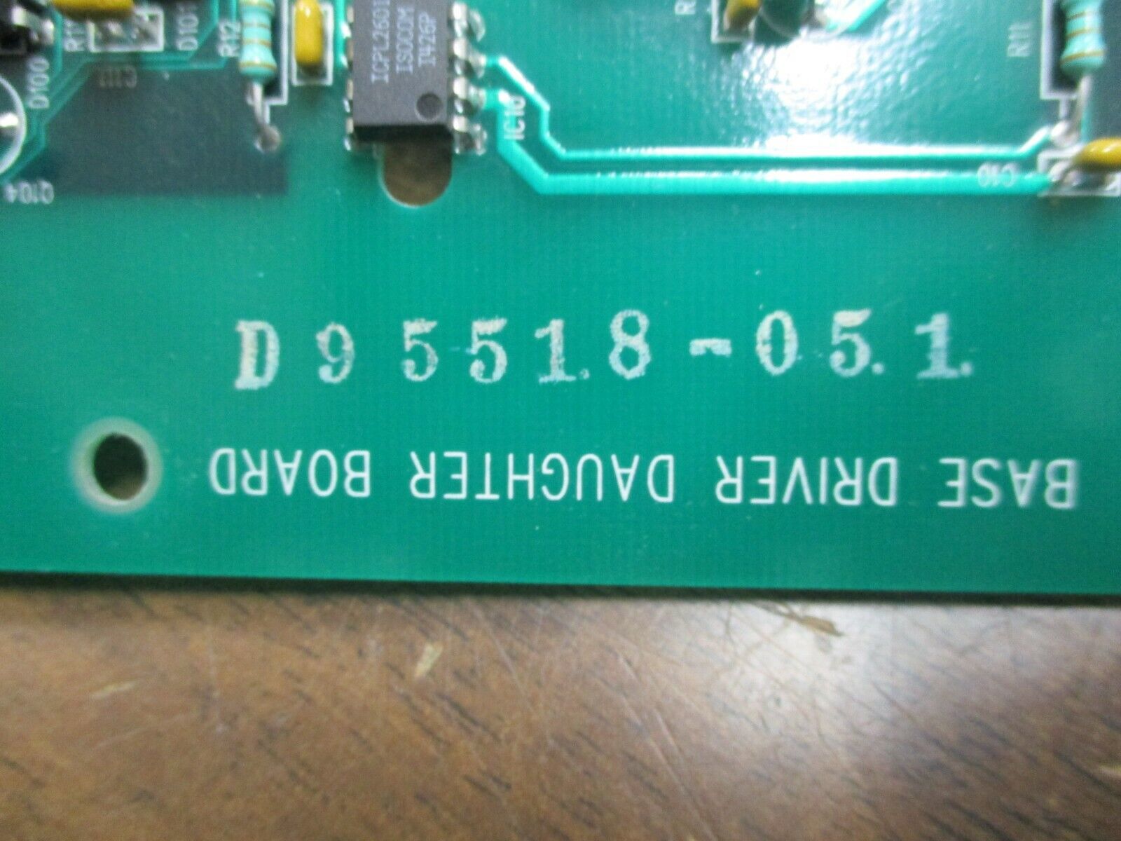 Vee-Arc Base Driver Daughter Board D95518-051 Used