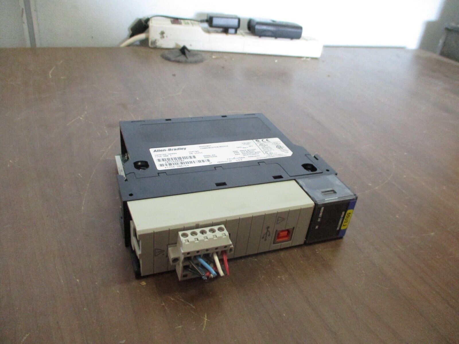 Allen-Bradley DeviceNet Comm. Module 1756-DNB Ser. C F/W Rev. 10.005 Used