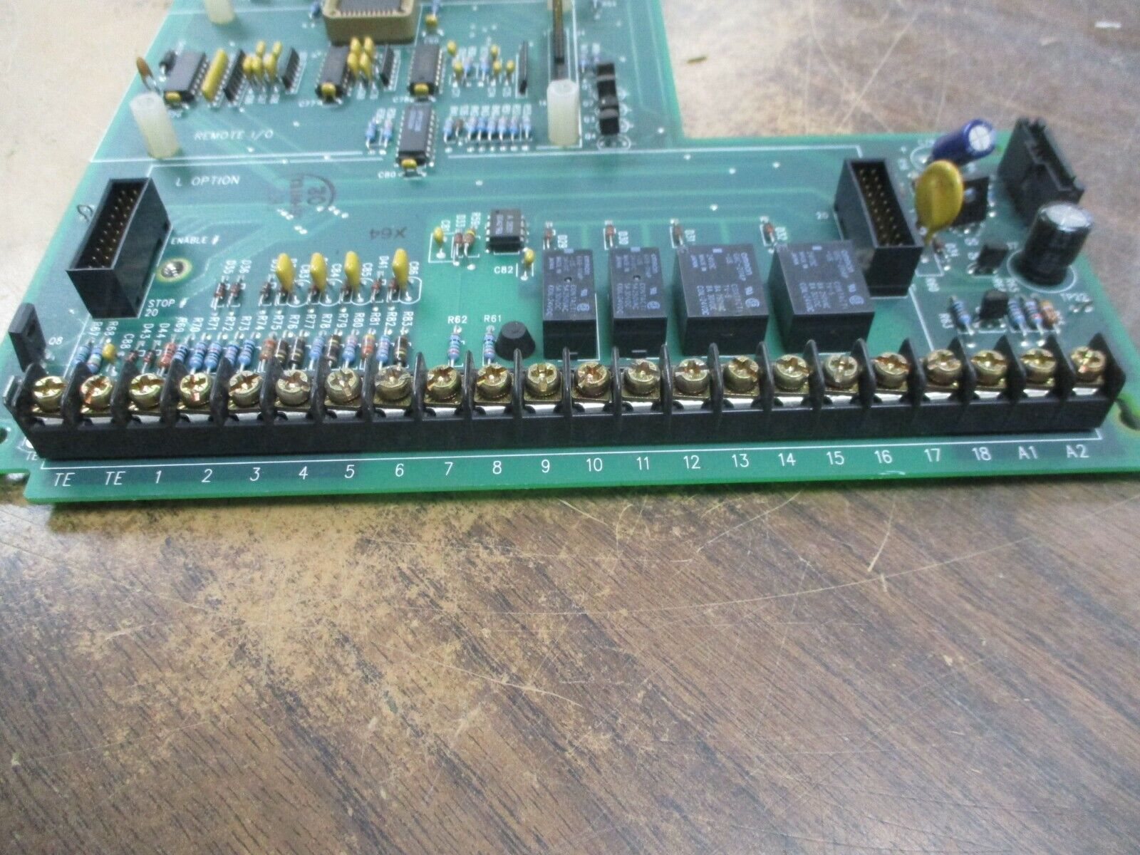 Allen-Bradley Drive Control Board 74100-071-51 Rev. 09 w/ Eng. Language Module