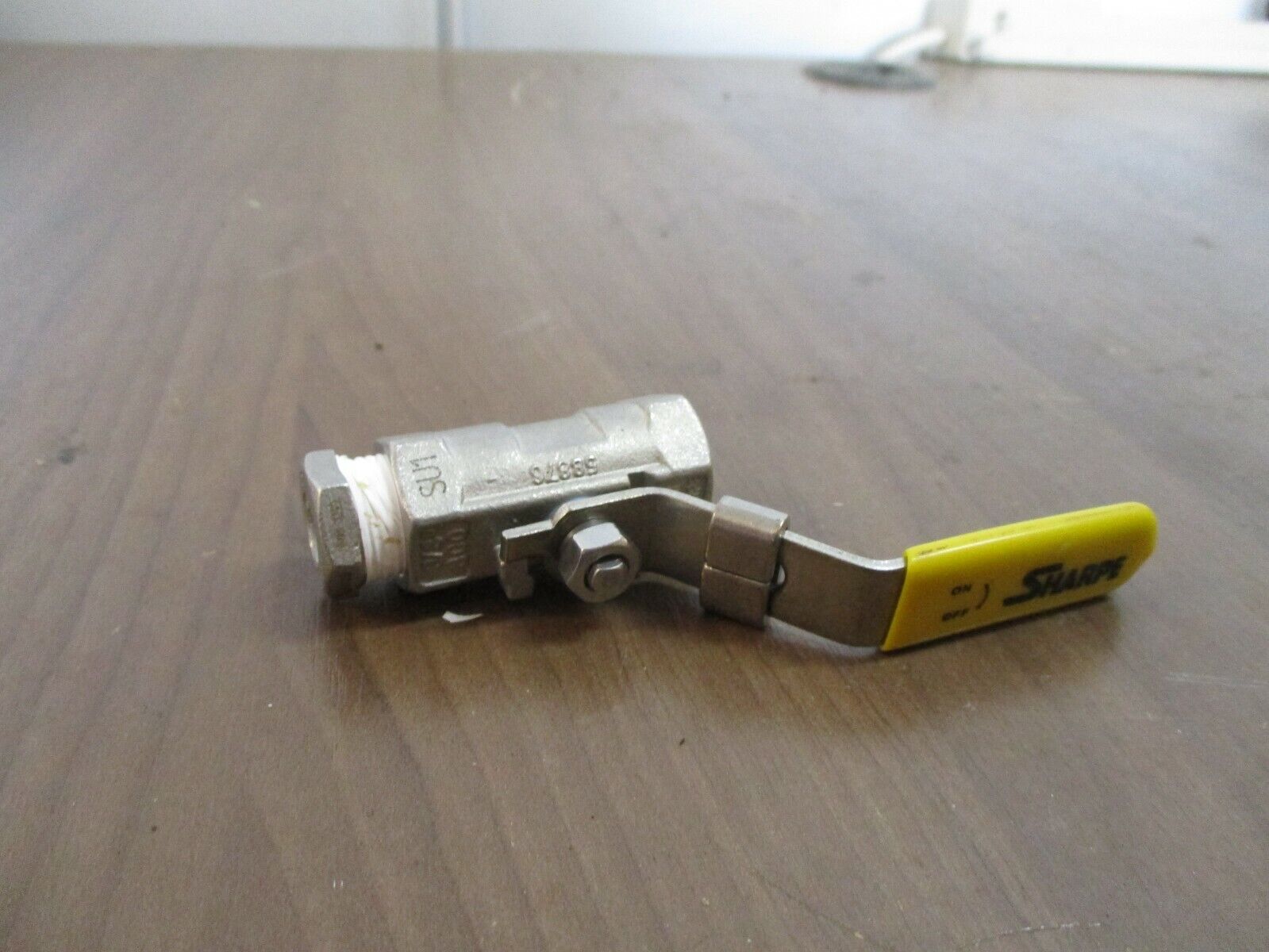 Sharpe Stainless Steel Ball Valve 58876 3/8" 800 CWP Used