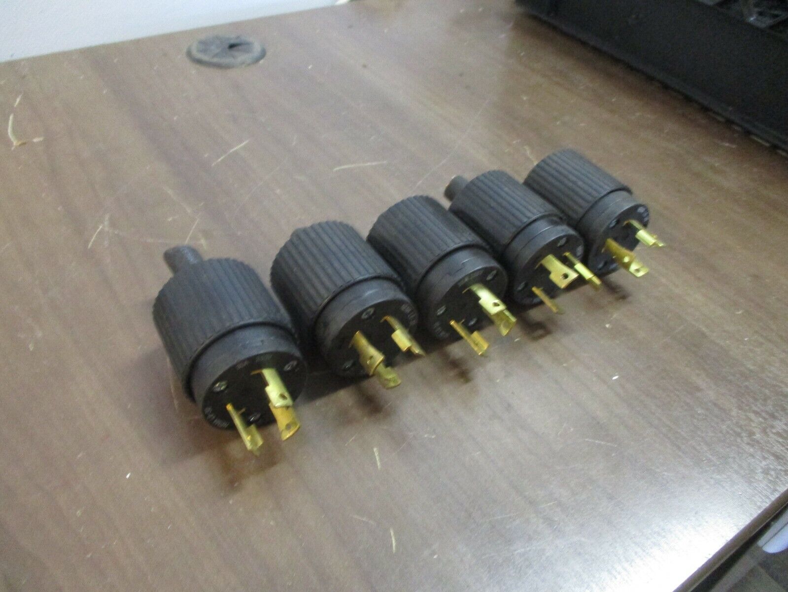 Hubbell Plug Nema L6-30 30A 250V *Lot of 5* Used