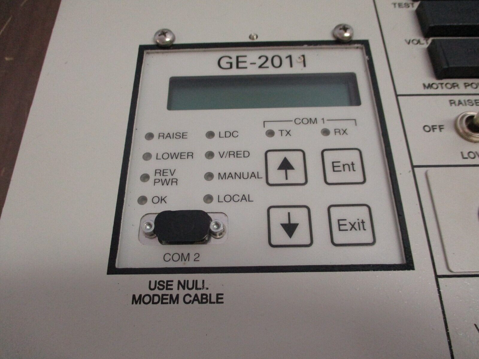 GE GE-2011 Voltage Regulator Control GE-2011C-6SL S/W: D-0146V08.10.07 Used