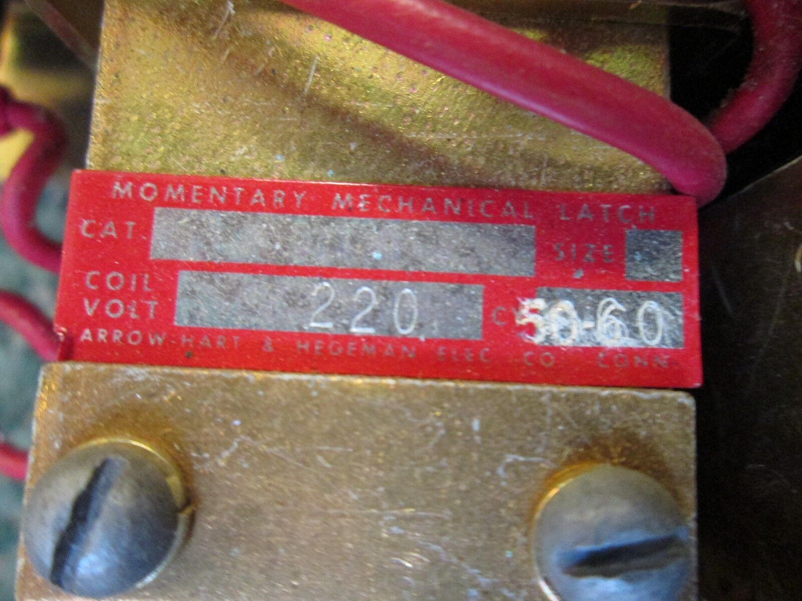 Arrow-H&H Line Transfer Contactor 39815-MH 60A 220V Coil Used