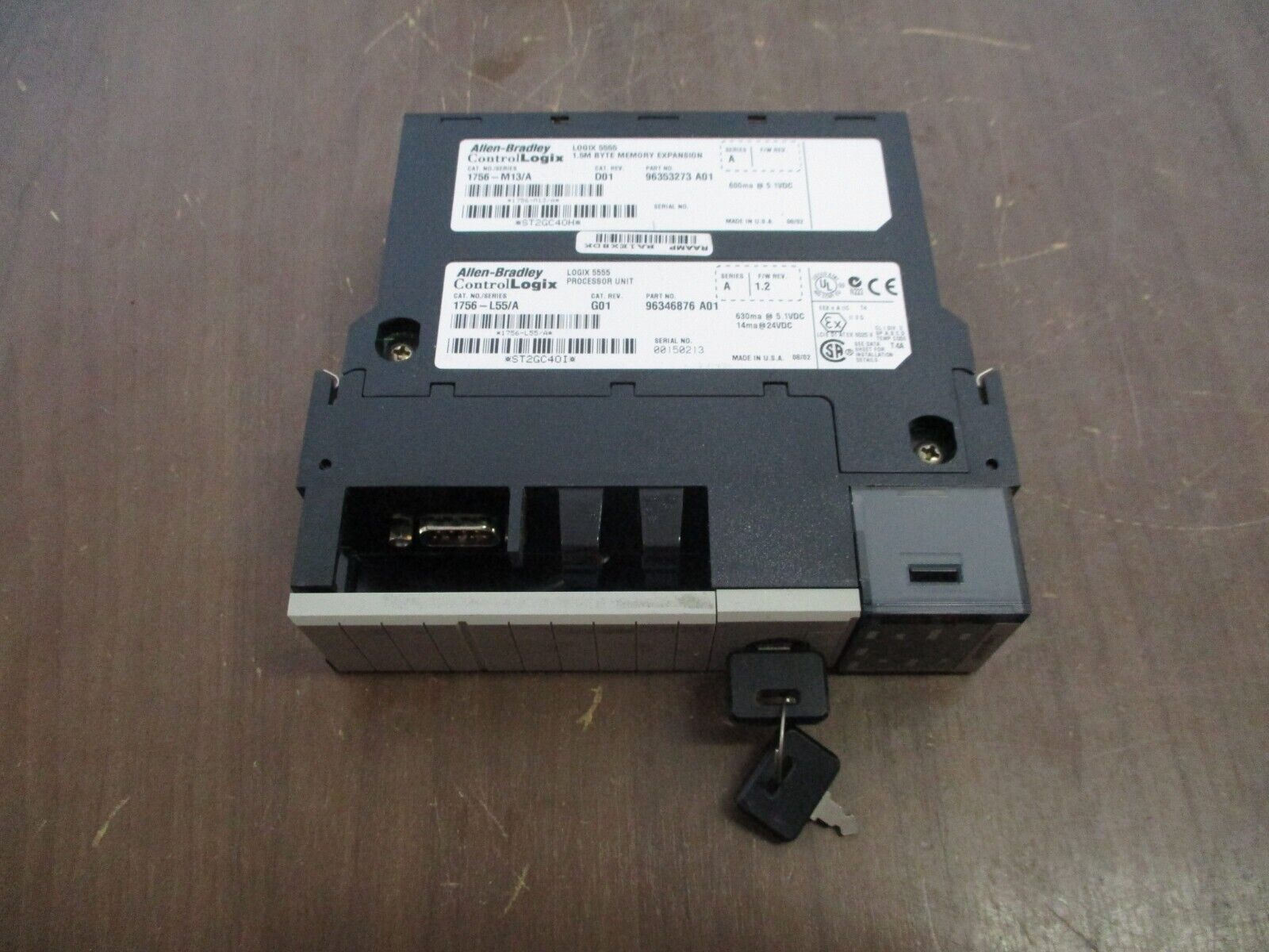 Allen-Bradley ControlLogix Logix 5555 Processor Unit 1756-L55/A Ser. A Rev. G01