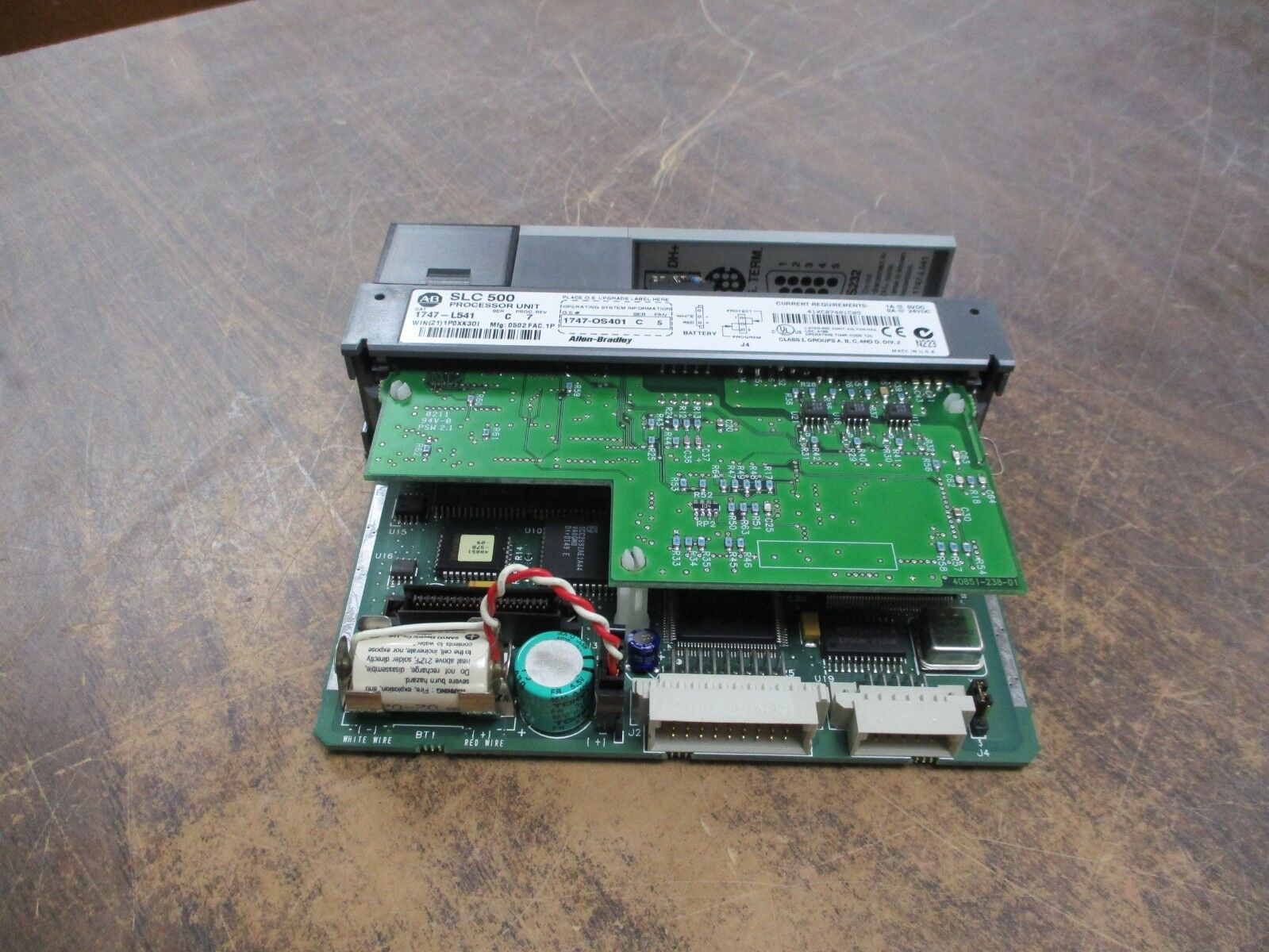 Allen-Bradley SLC 500 Processor Unit 1747-L541 Ser. C Proc Rev: 7 OS FRN: 5 Used