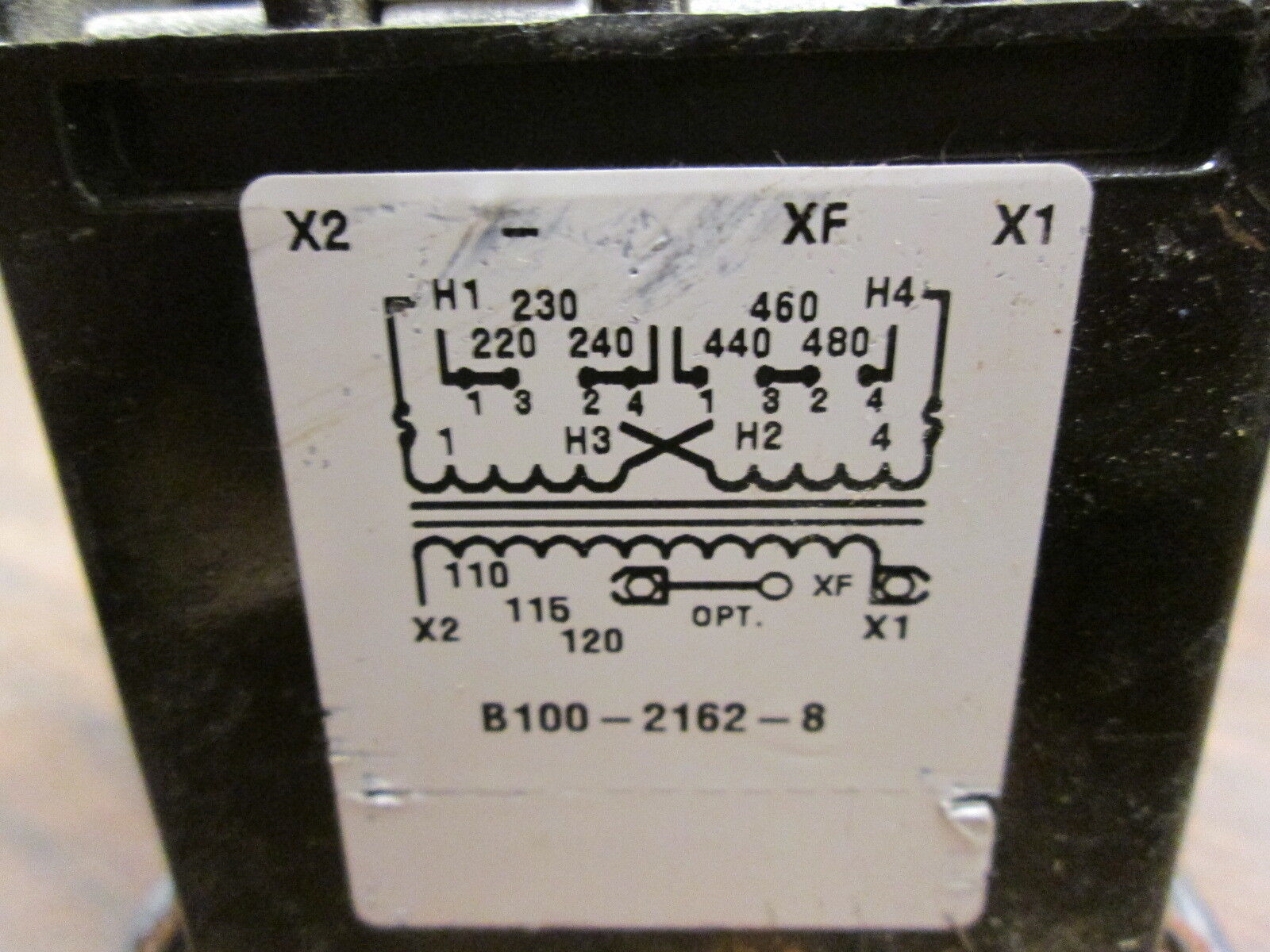 Cutler-Hammer Control Transformer C0100E2AFB 100VA Pri: 240/480V Sec: 120V Used