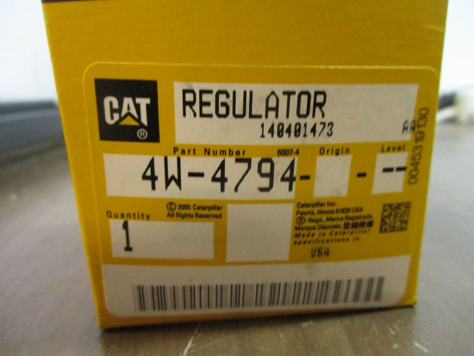 CAT Regulator 4W-4794 New Surplus