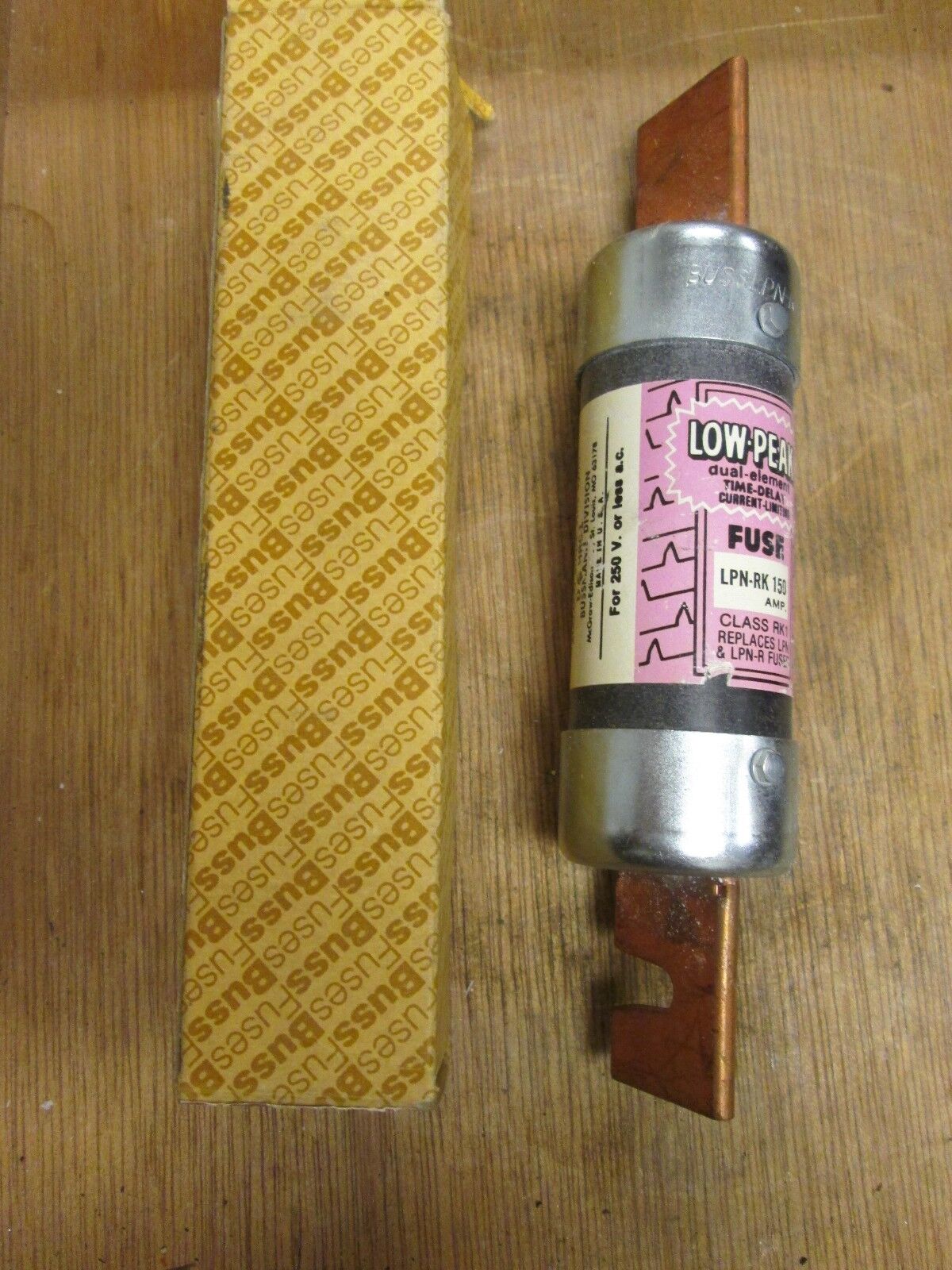 Bussmann  Fuse  LPN-RK 150  250V  150A  New Surplus