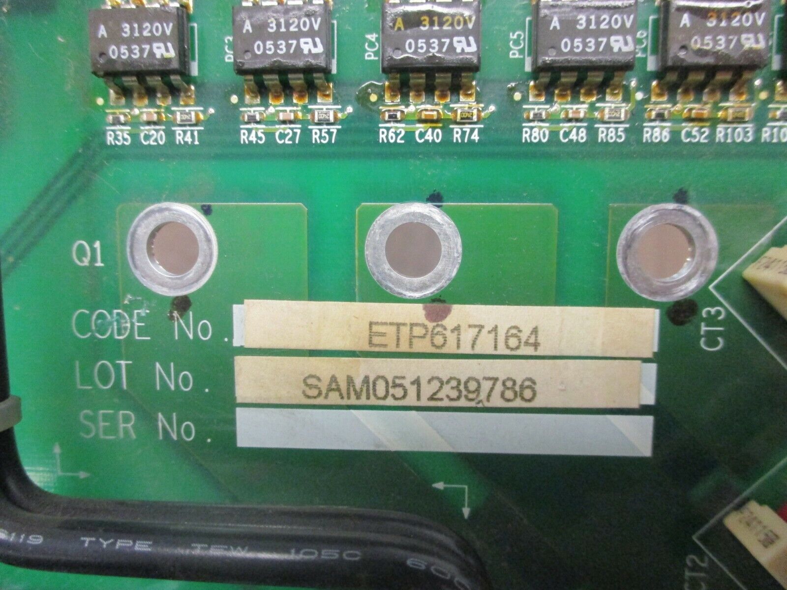 Yaskawa Drive Control Board ETP617164 Used