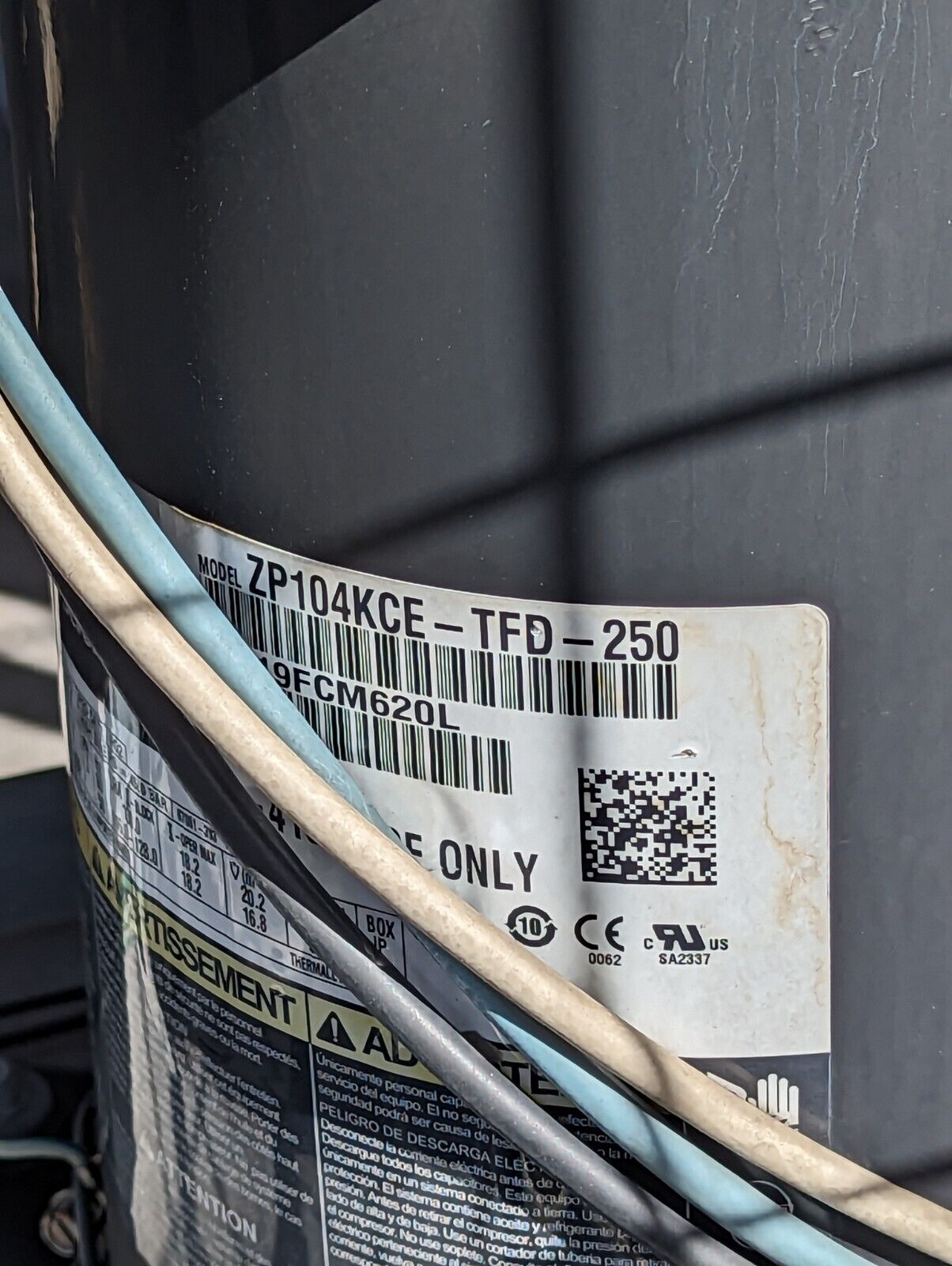 York Millennium Rooftop Unit Z4C024AAD3A3ABEDC1 40 Tons No Heat 460V 3Ph Used