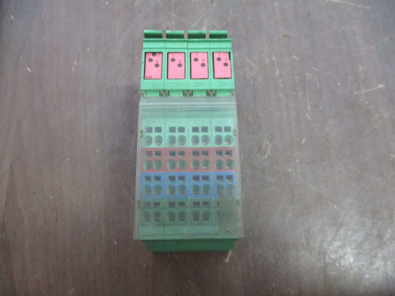 Phoenix Contact IBIL24DO8 Interbus Coupler 2726269 HW: 02 w/ Terminal Cover Used