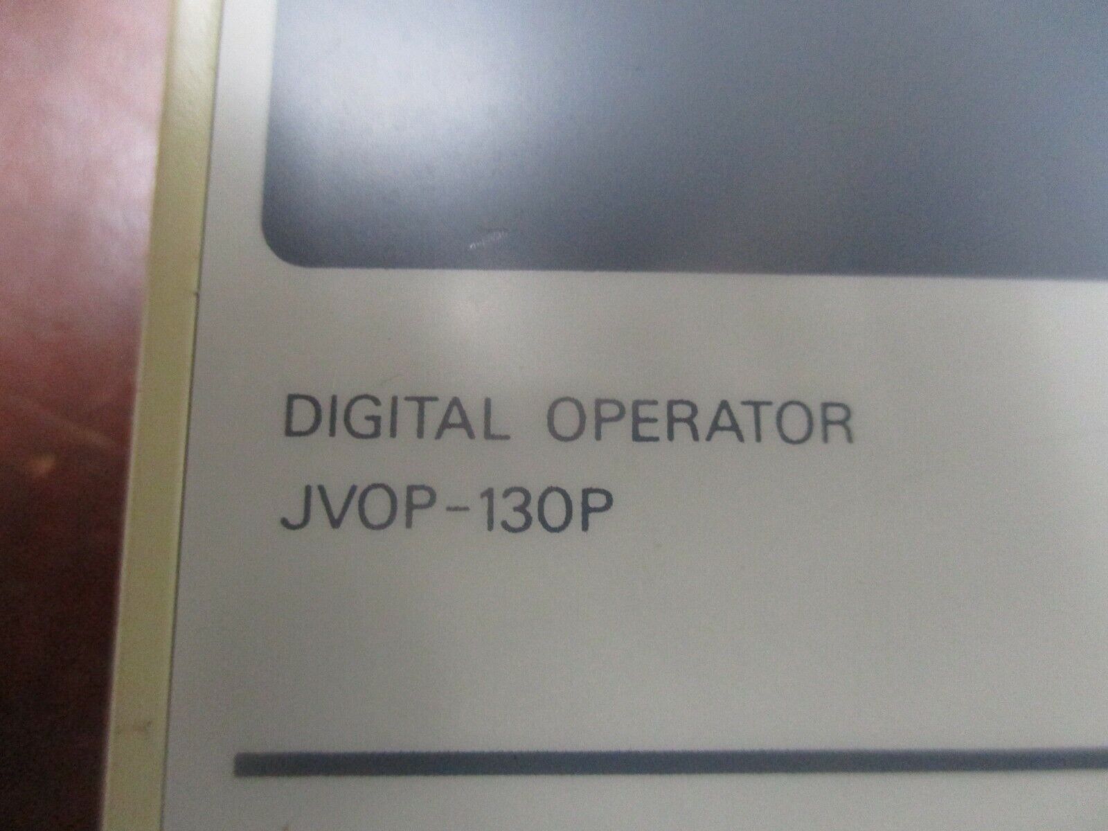 Yaskawa Digital Operator Keypad JVOP-130P Used