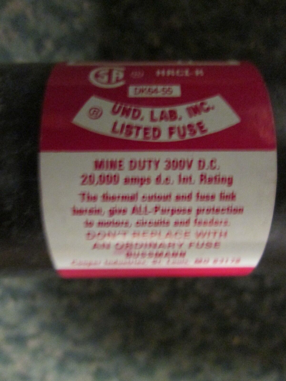 Bussmann Fusetron Fuse FRS-R-125 600V 125A New Surplus