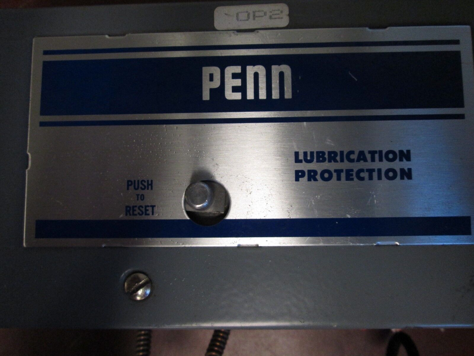 Penn Lubrication Protection P45NCA-46 120sec 9PSI Used - Cut Pressure Lines