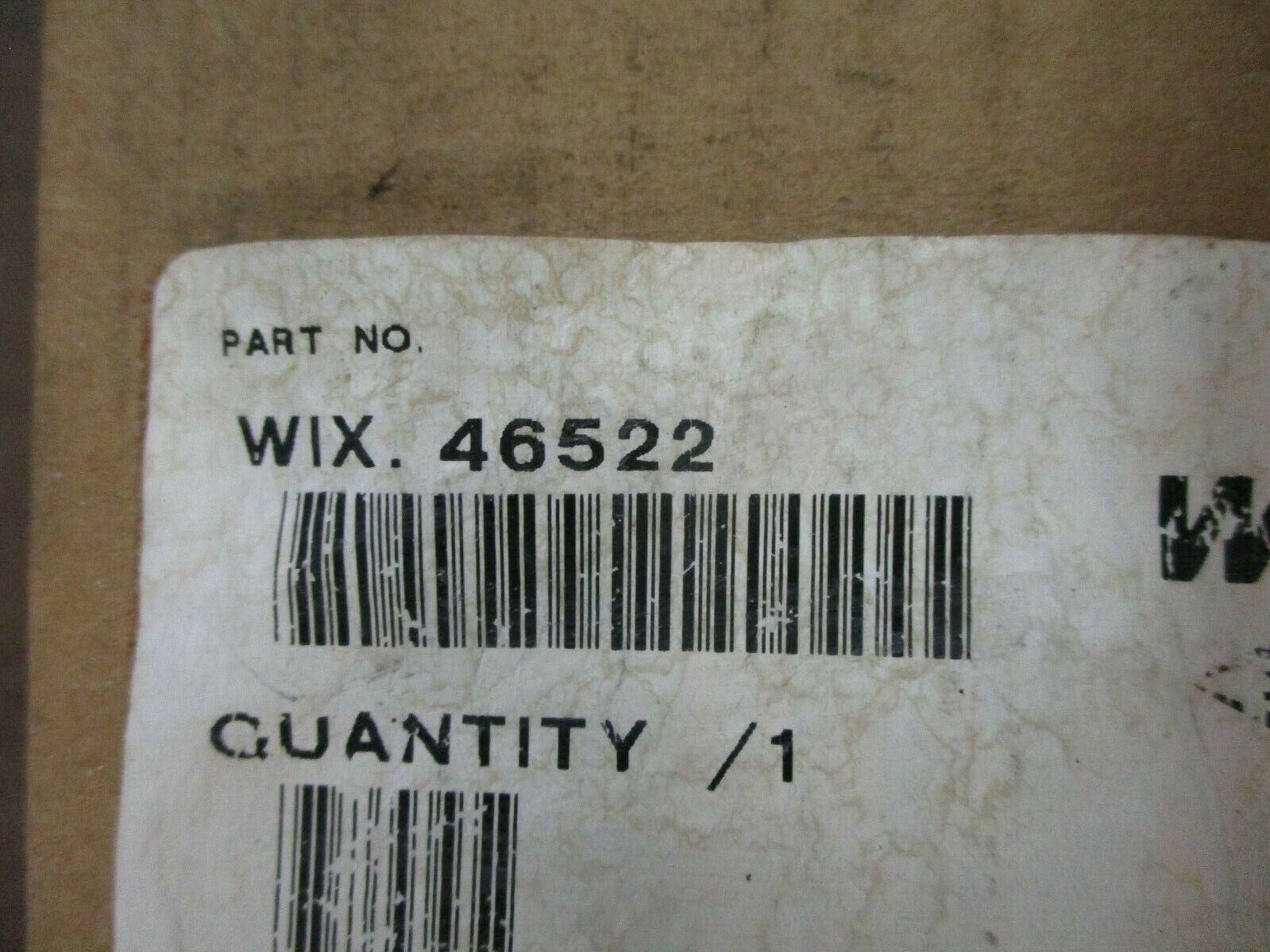 Wix Air Filter 46522 New Surplus