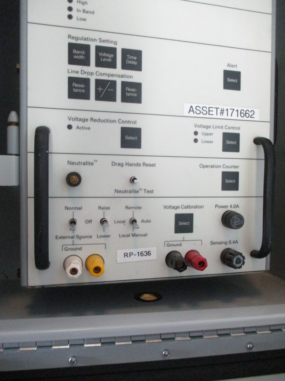 Siemens Accu/Stat MJ-X Voltage Regulator Control Panel S-62002 w/ Enclosure Used