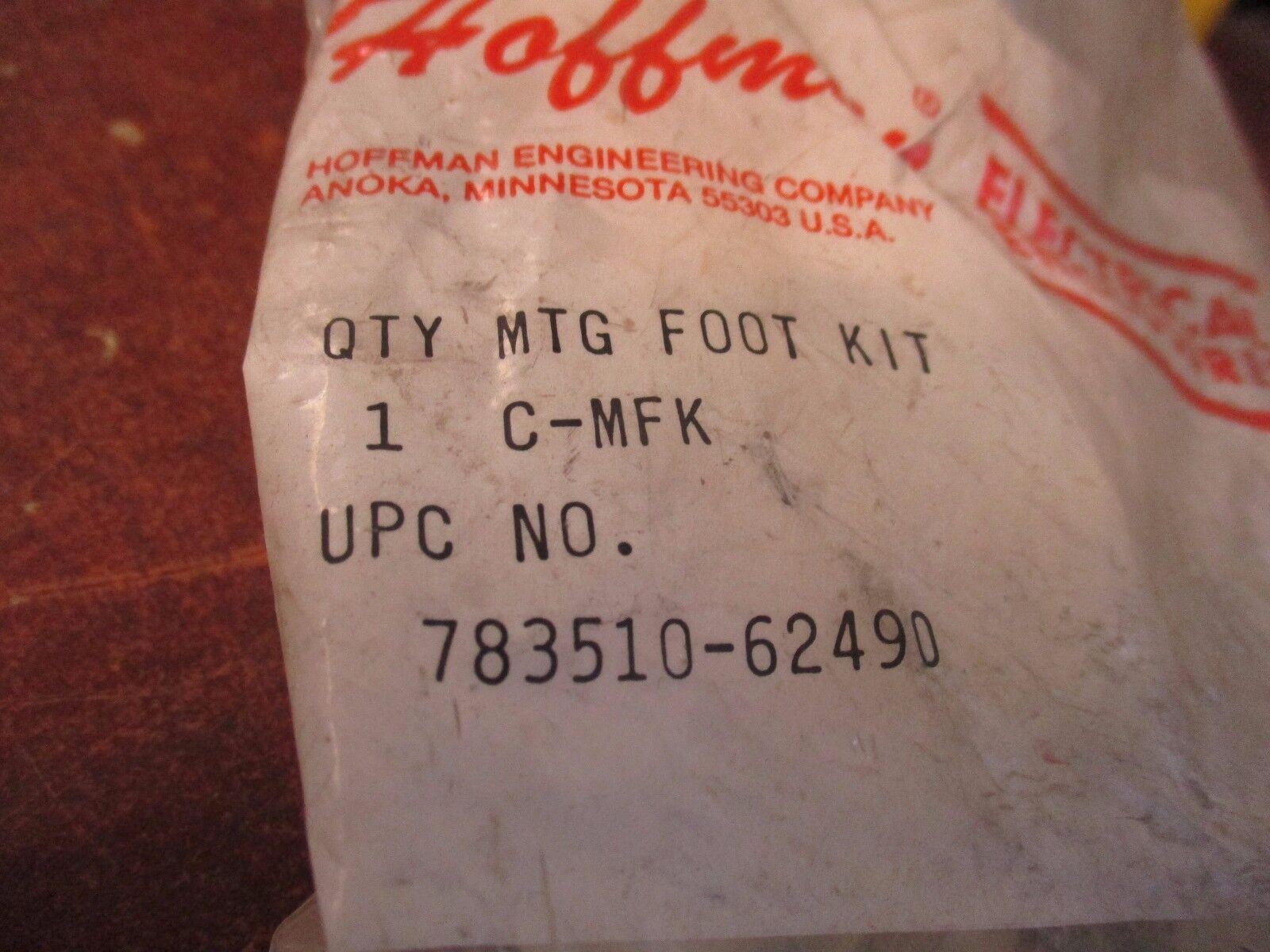 Hoffman Mounting Foot Kit C-MFK New Surplus
