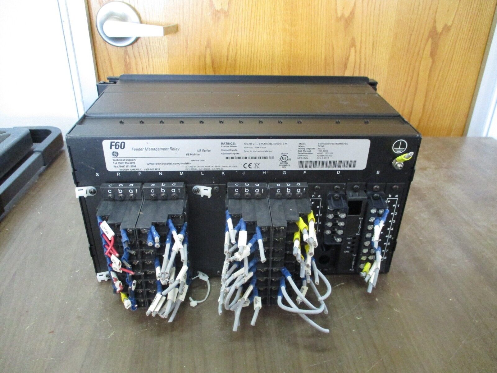 GE Multilin F60 UR Series Feeder Management Relay F60N03VKHF8GH6DM6CP5A Used