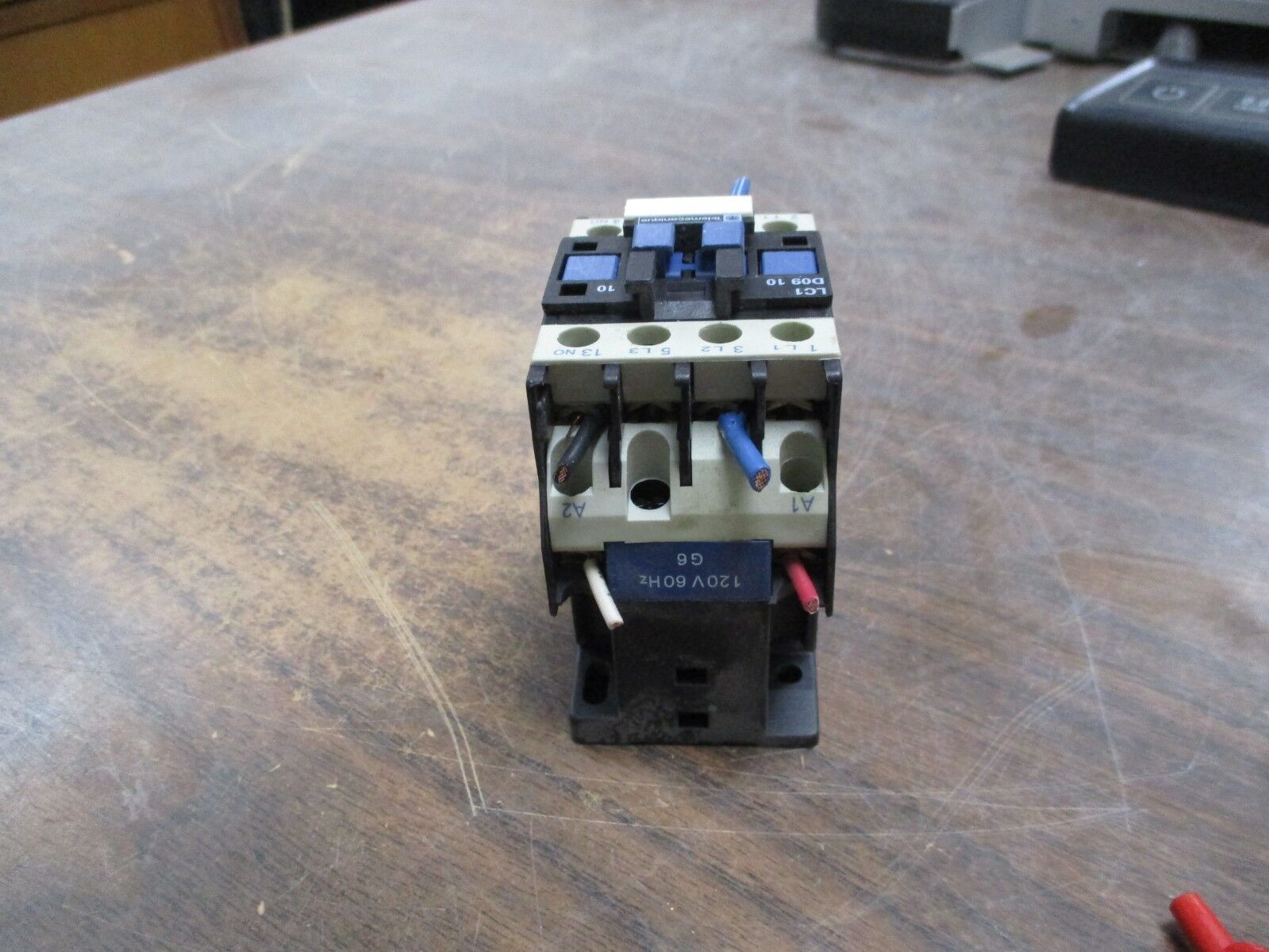 Telemecanique Contactor LC1 D09 10 120V Coil 20A 600V Used