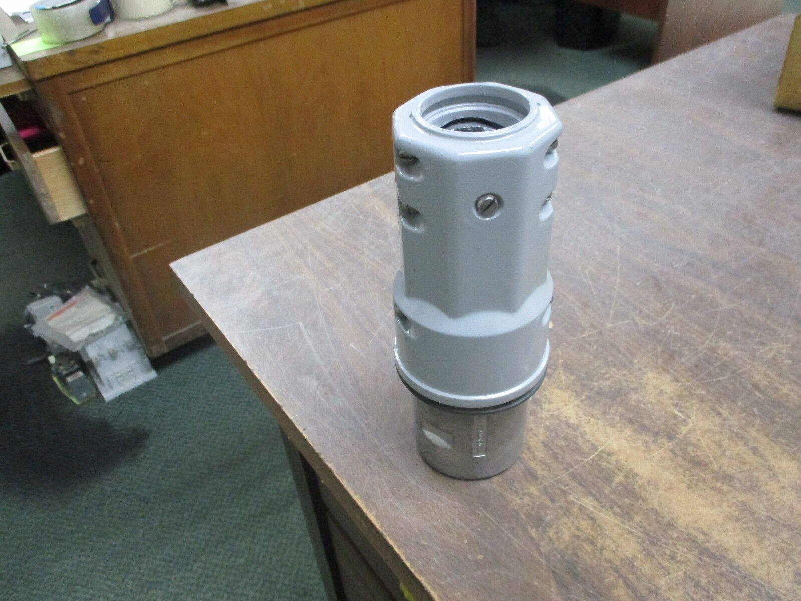 Crouse-Hinds Arktite Plug APJ 6485 M72 60A 600V 3W 4P *Missing Bushing* Used