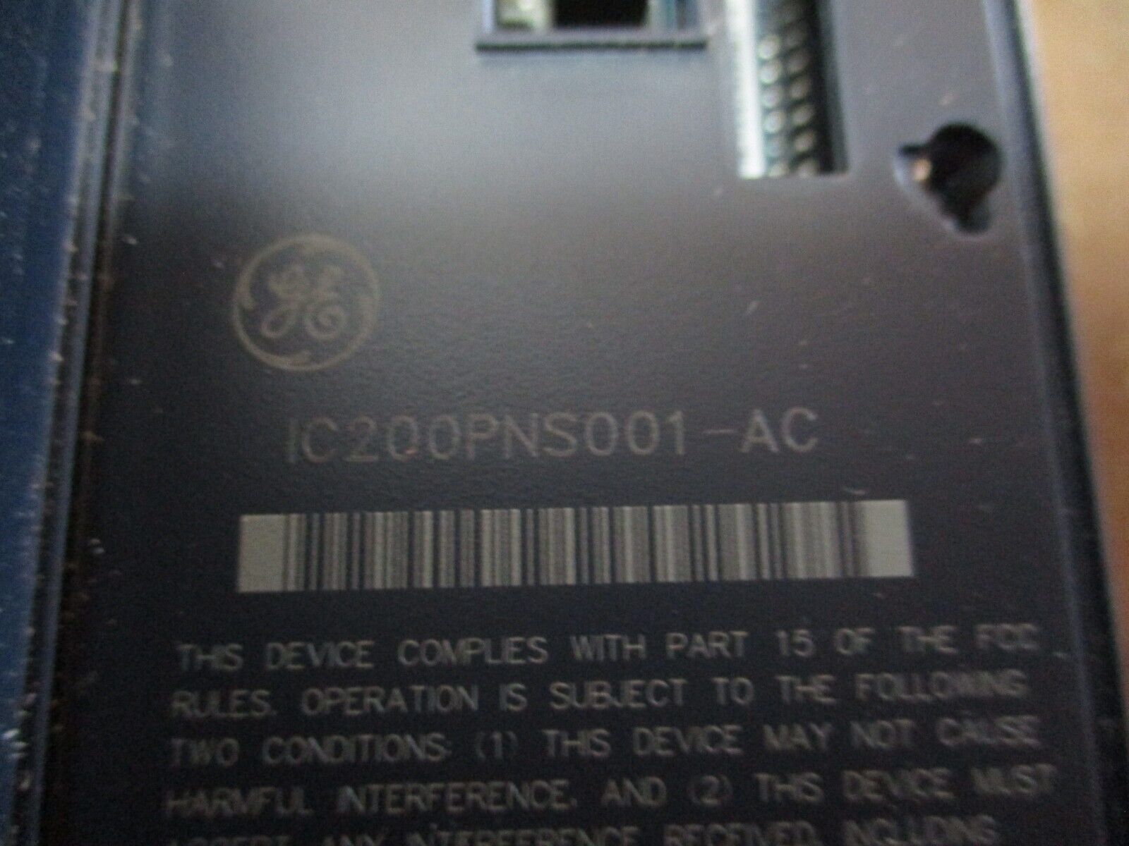 GE VersaMax Remote I/O Unit IC200PNS001-AC For Hazardous Locations *Broken Vent*