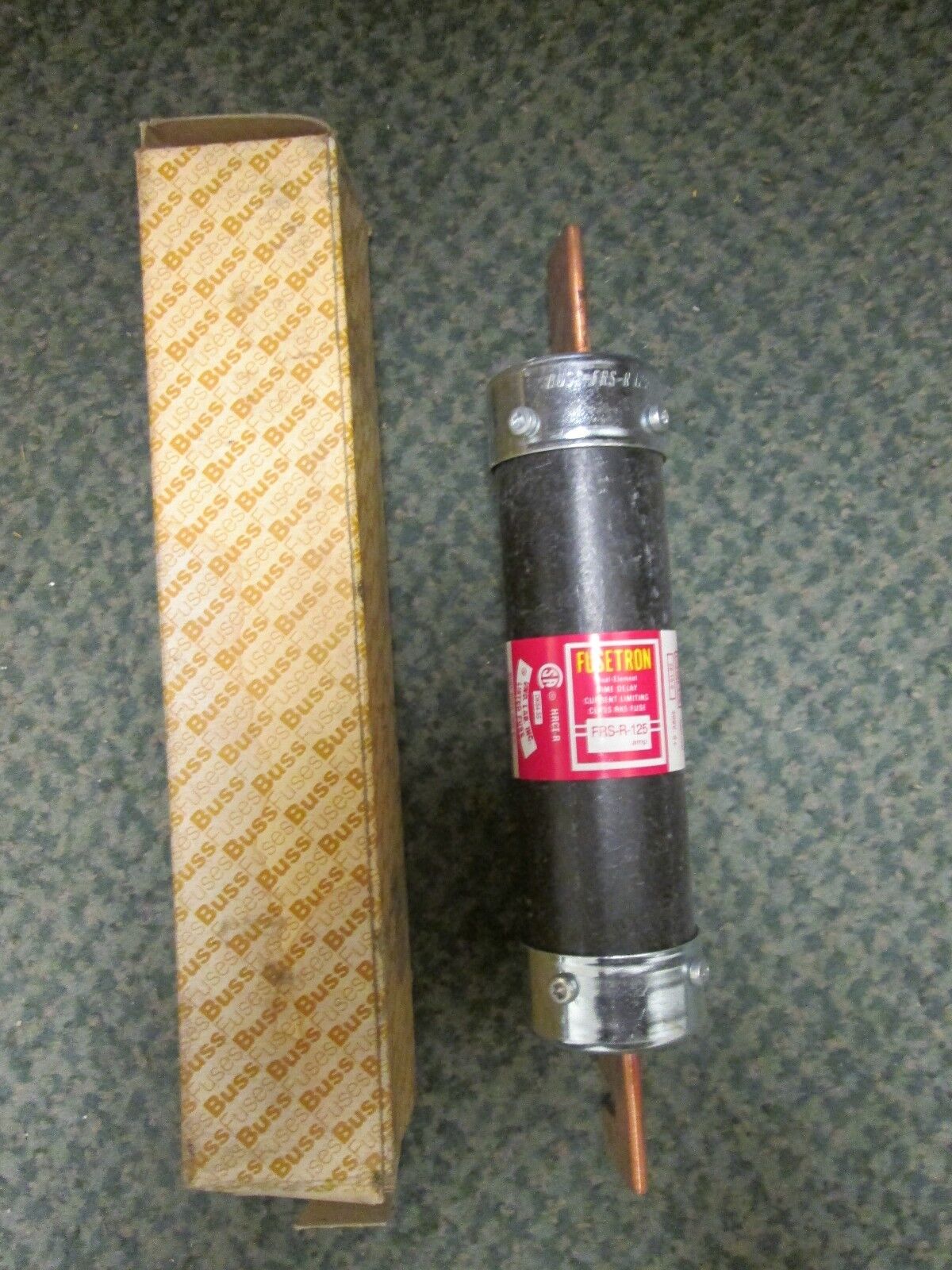 Bussmann  Fusetron Fuse  FRS-R-125  600V  125A  New Surplus