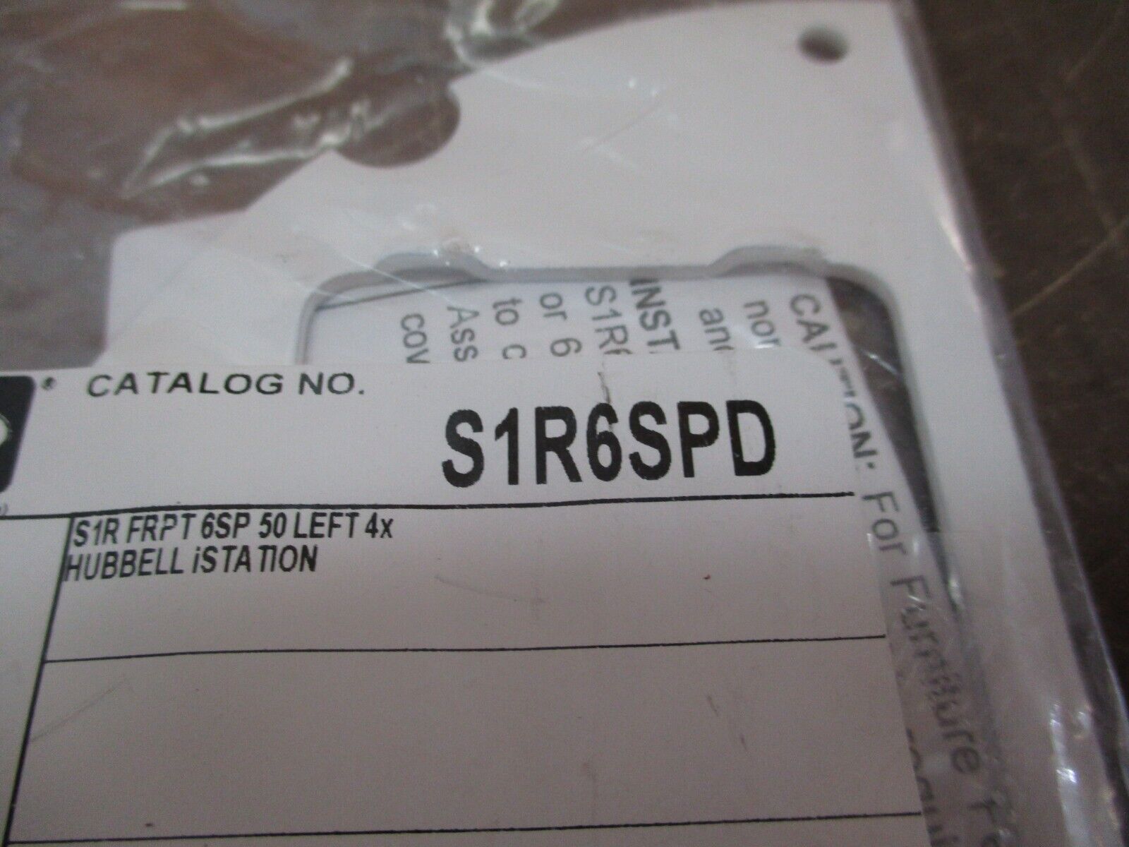 Hubbell iStation Left Front Plate S1R6SPD *Lot of 2* New Surplus