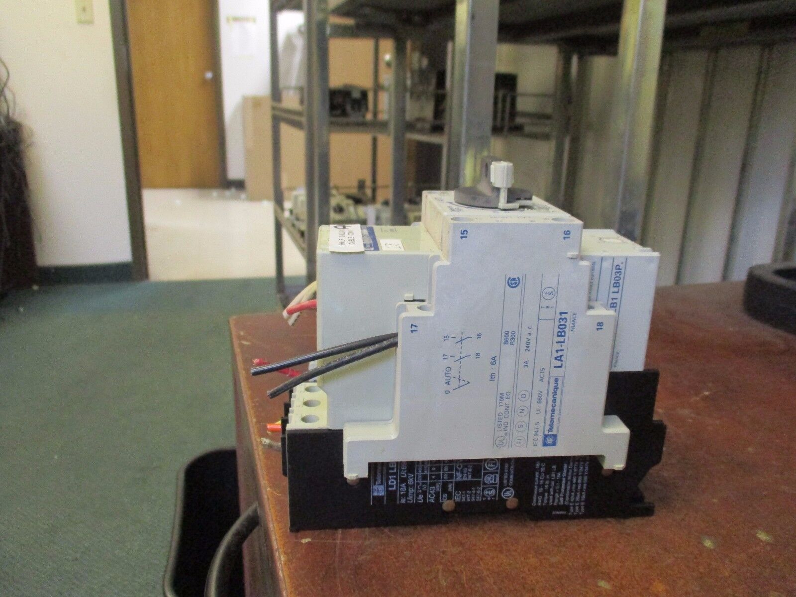 Telemecanique Manual Starter LD12 LB030/LB103P07 Range: 1.6-2.5A 18A Used