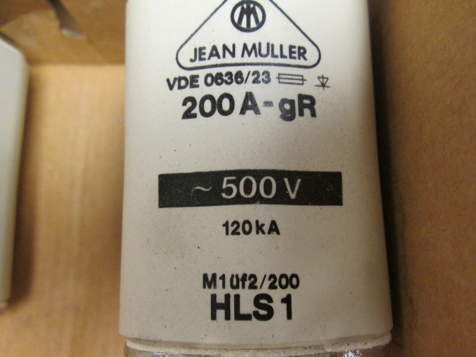 Jean Muller Fuse R1215200 200A 500V *Box of 2* New Surplus