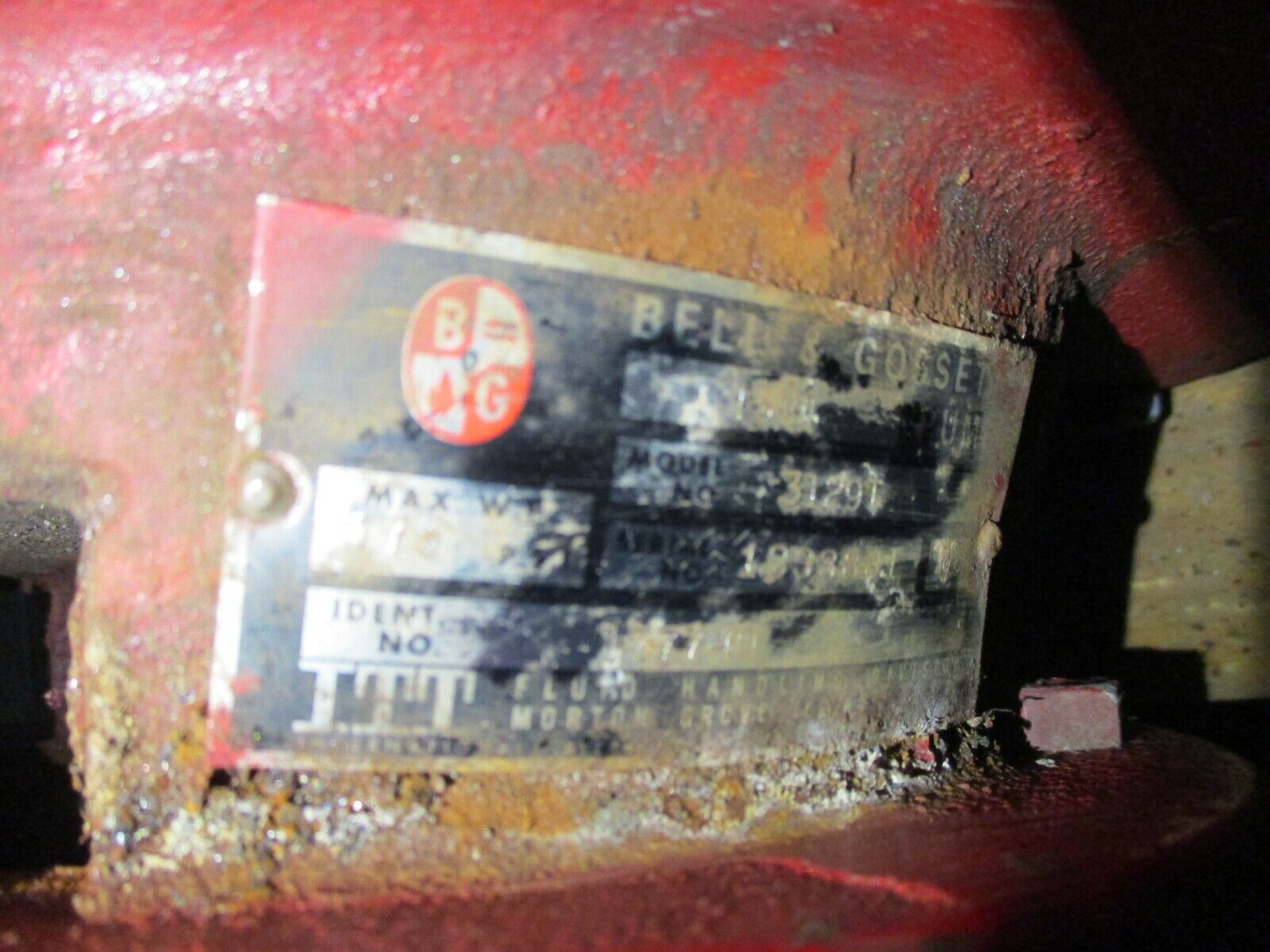Bell & Gossett 1531 Pump 3129T 10HP 1800RPM 175PSI Used