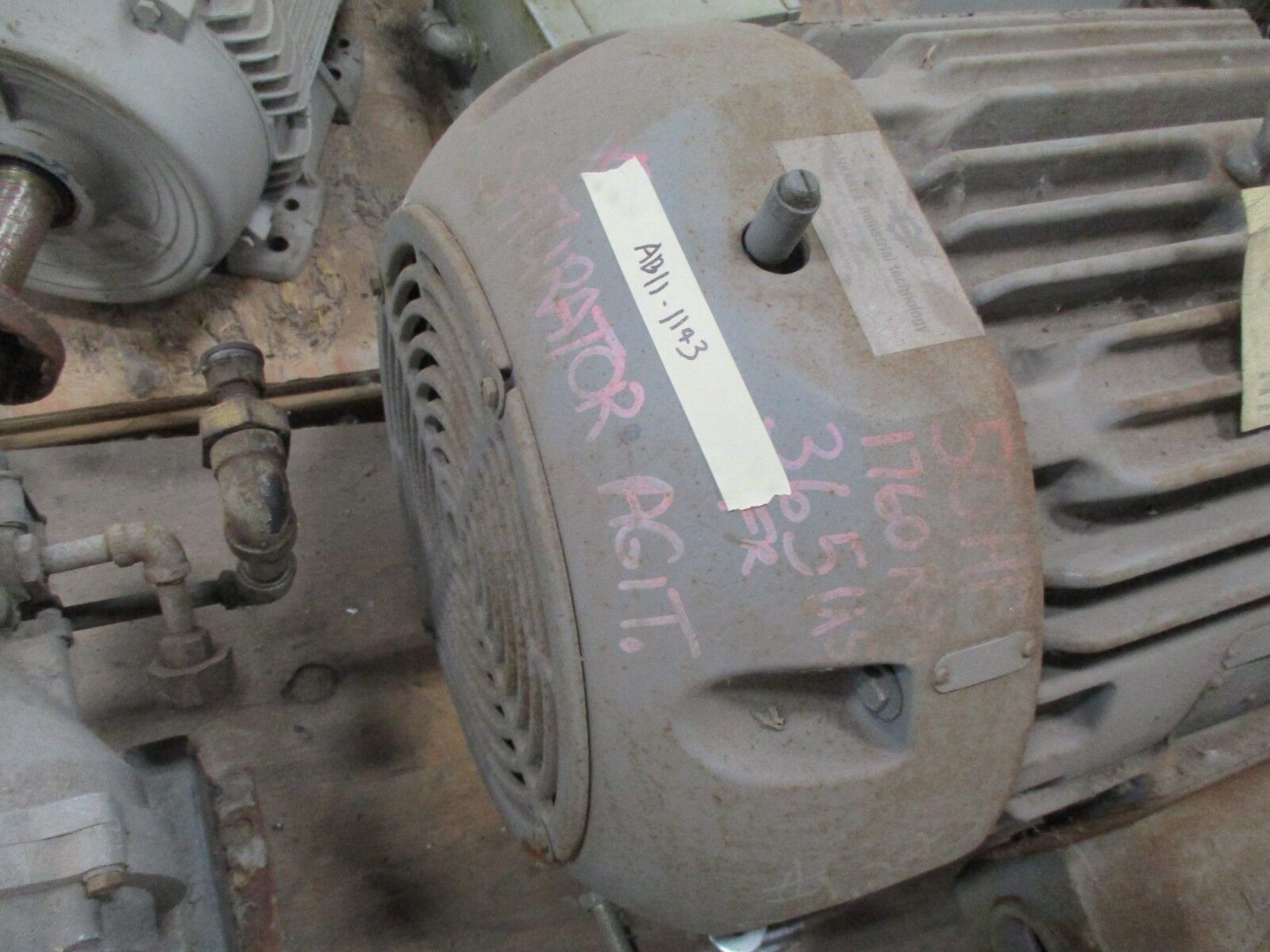 Allis-Chalmers AC Motor GZZ 50HP 1800RPM 208-220/440V 120/60A 385US Frame Used