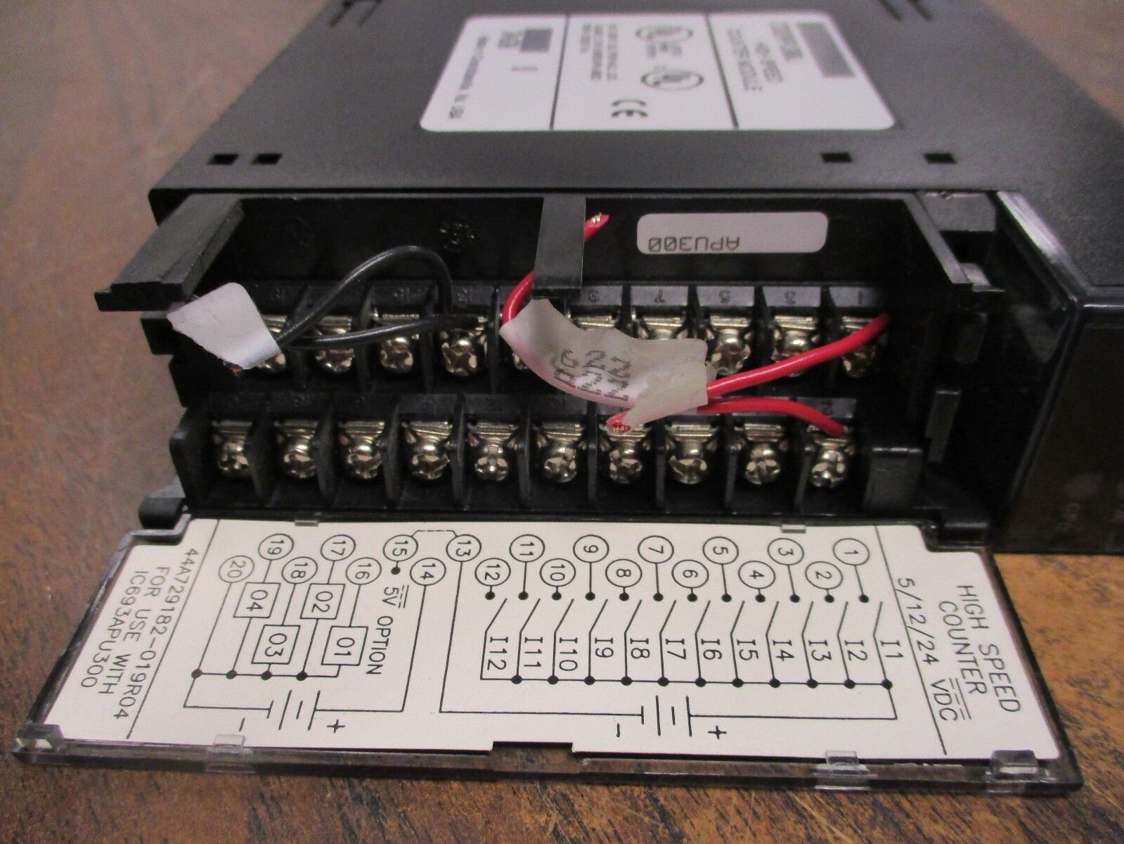 GE Fanuc High Speed Counter Module IC693APU300J Used